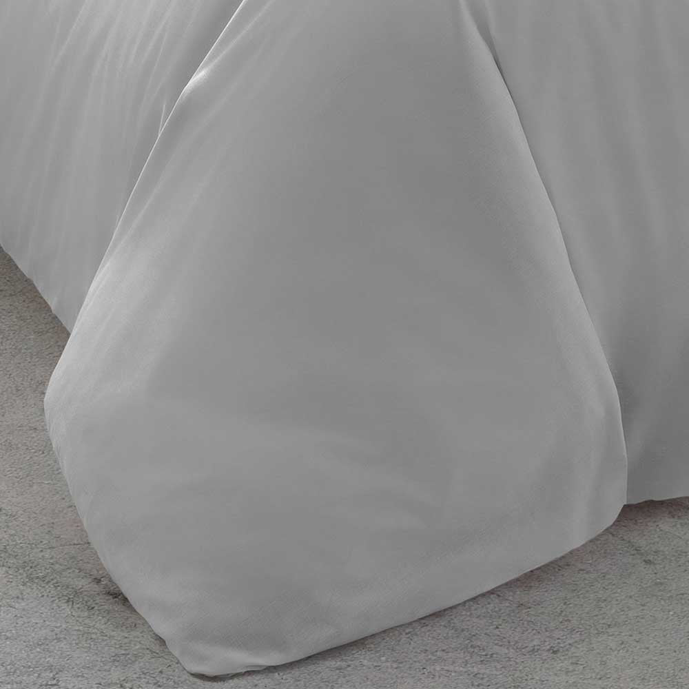 Capa de edredom lisa de algodão