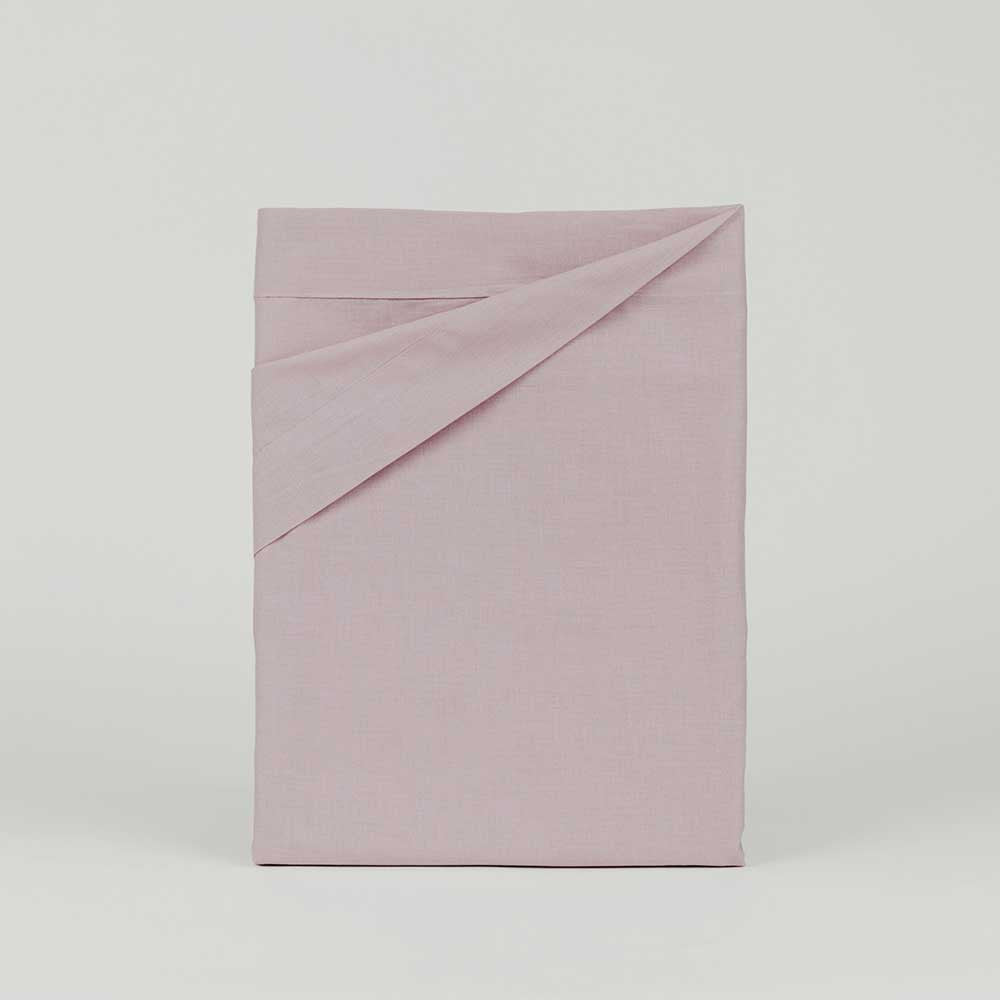 Conjunto de lençóis de algodão percal cor malva