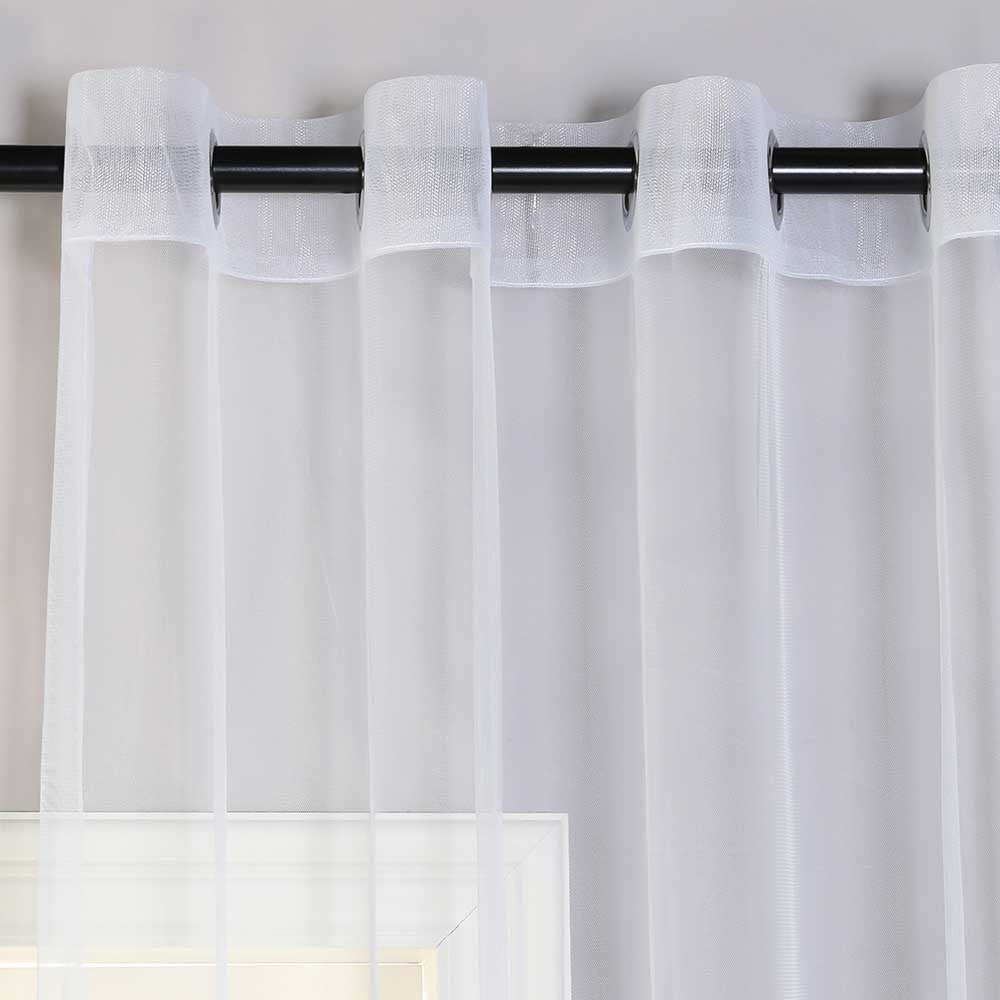 Cortina de véu azul claro