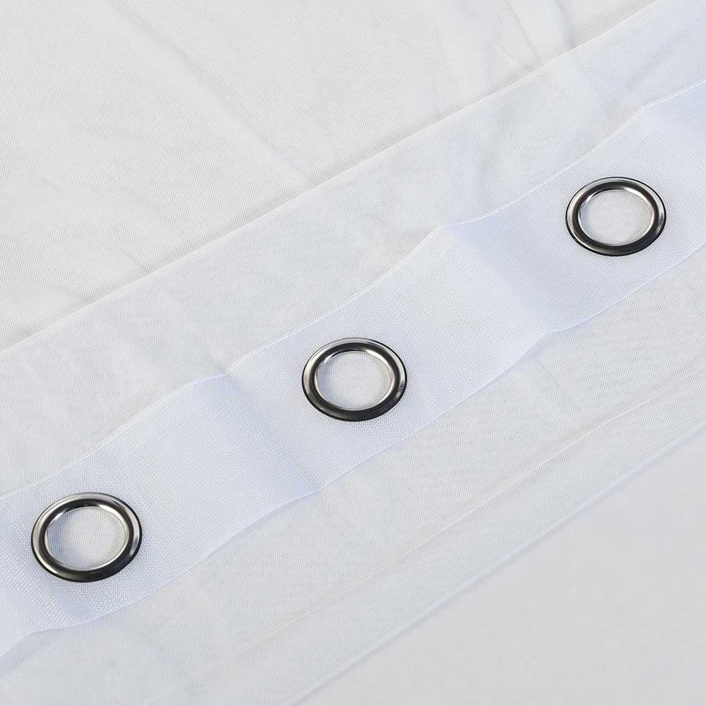 Cortina de véu azul claro