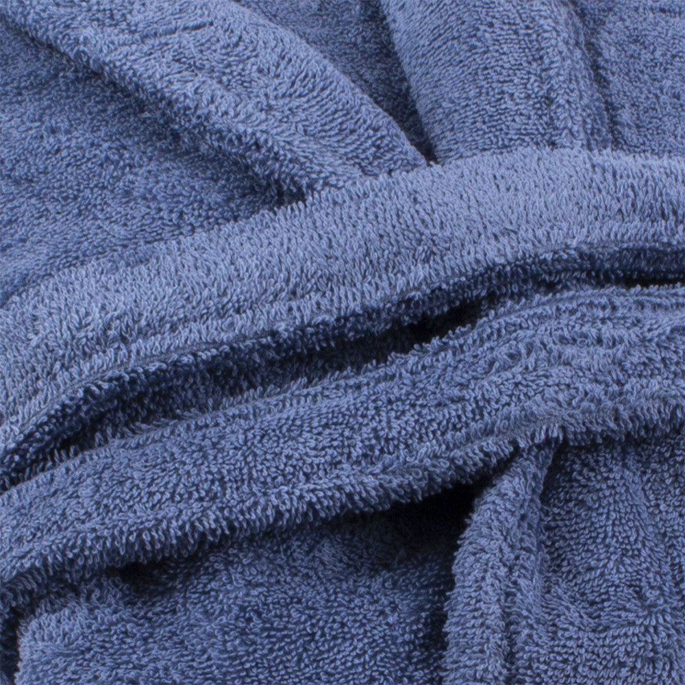 Albornoz liso índigo 450gr Unisex