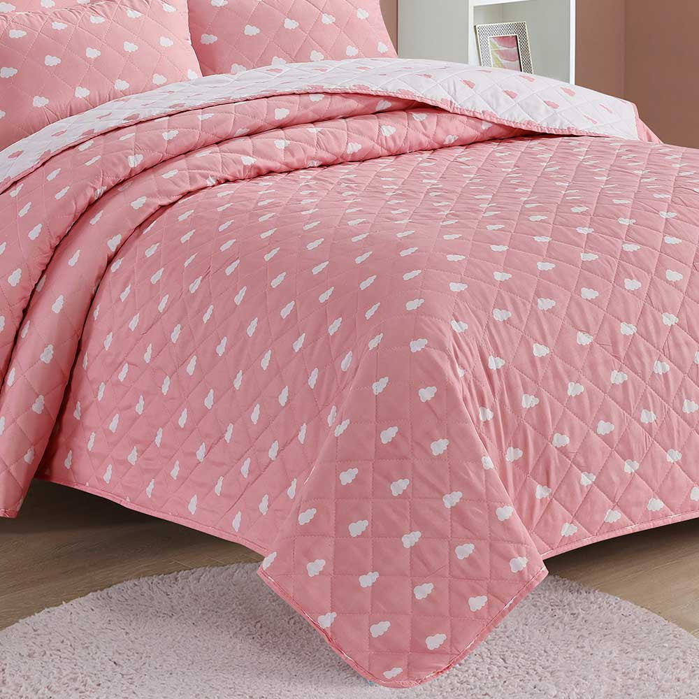 Colcha bouti Nubecita rosa