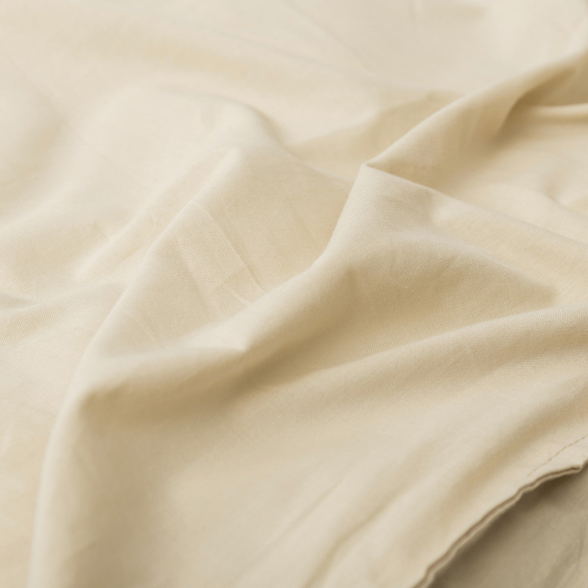 Capa de edredom bege em algodão orgânico