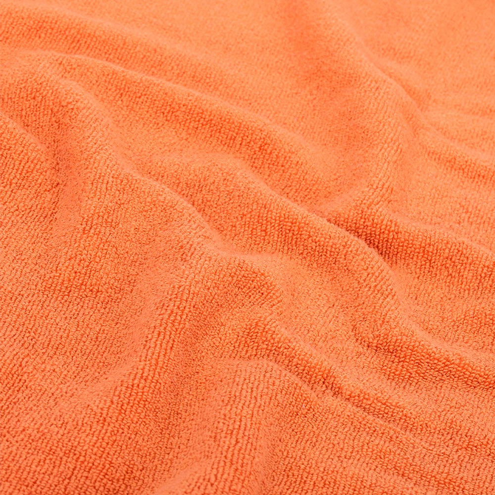 Toalha de banho 400g, dupla face, cor mandarim.