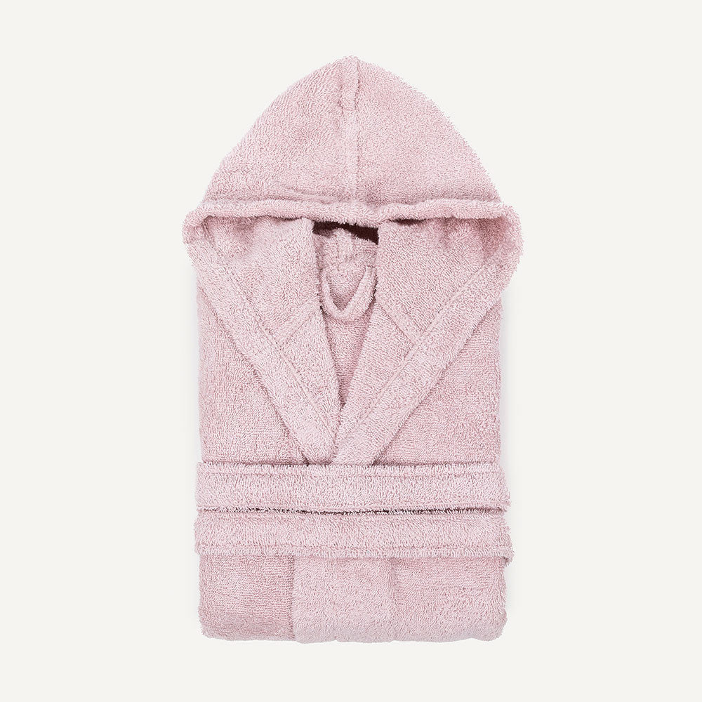 Roupão infantil liso rosa claro 450g