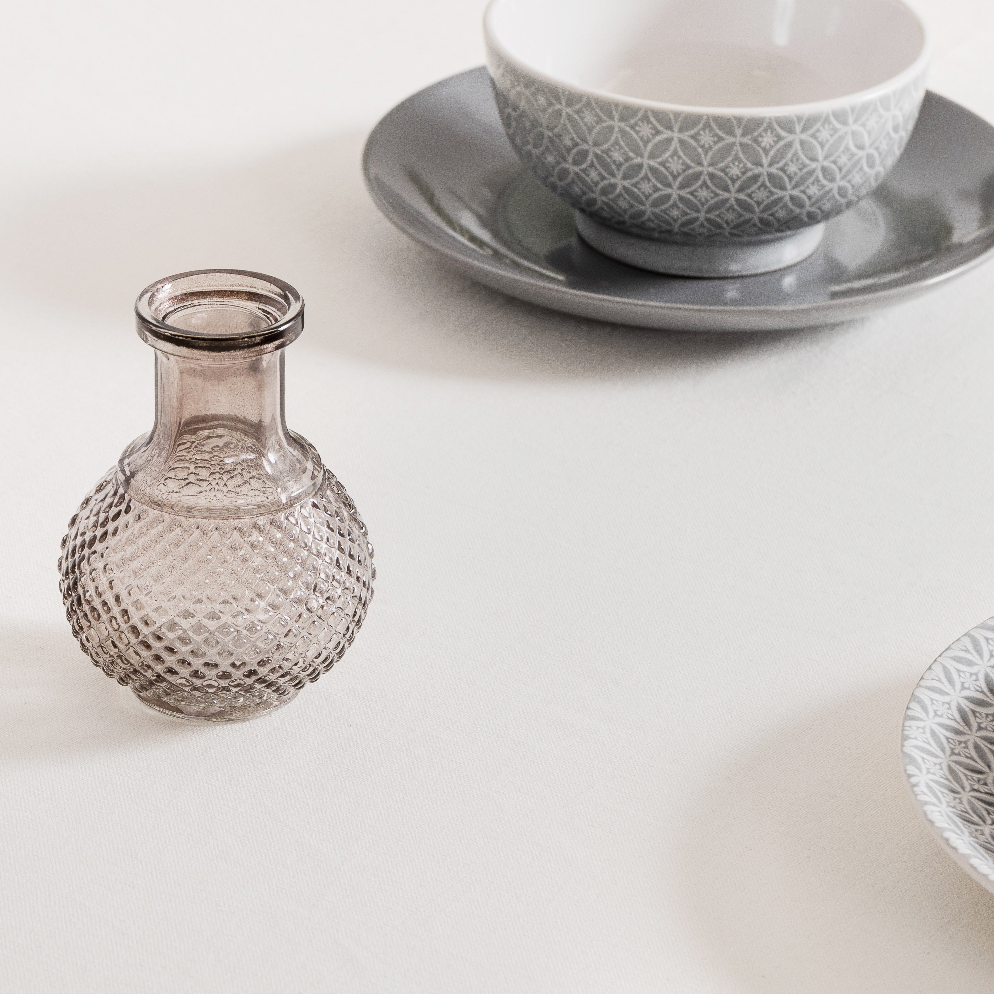 Toalha de mesa de algodão azul Heracles