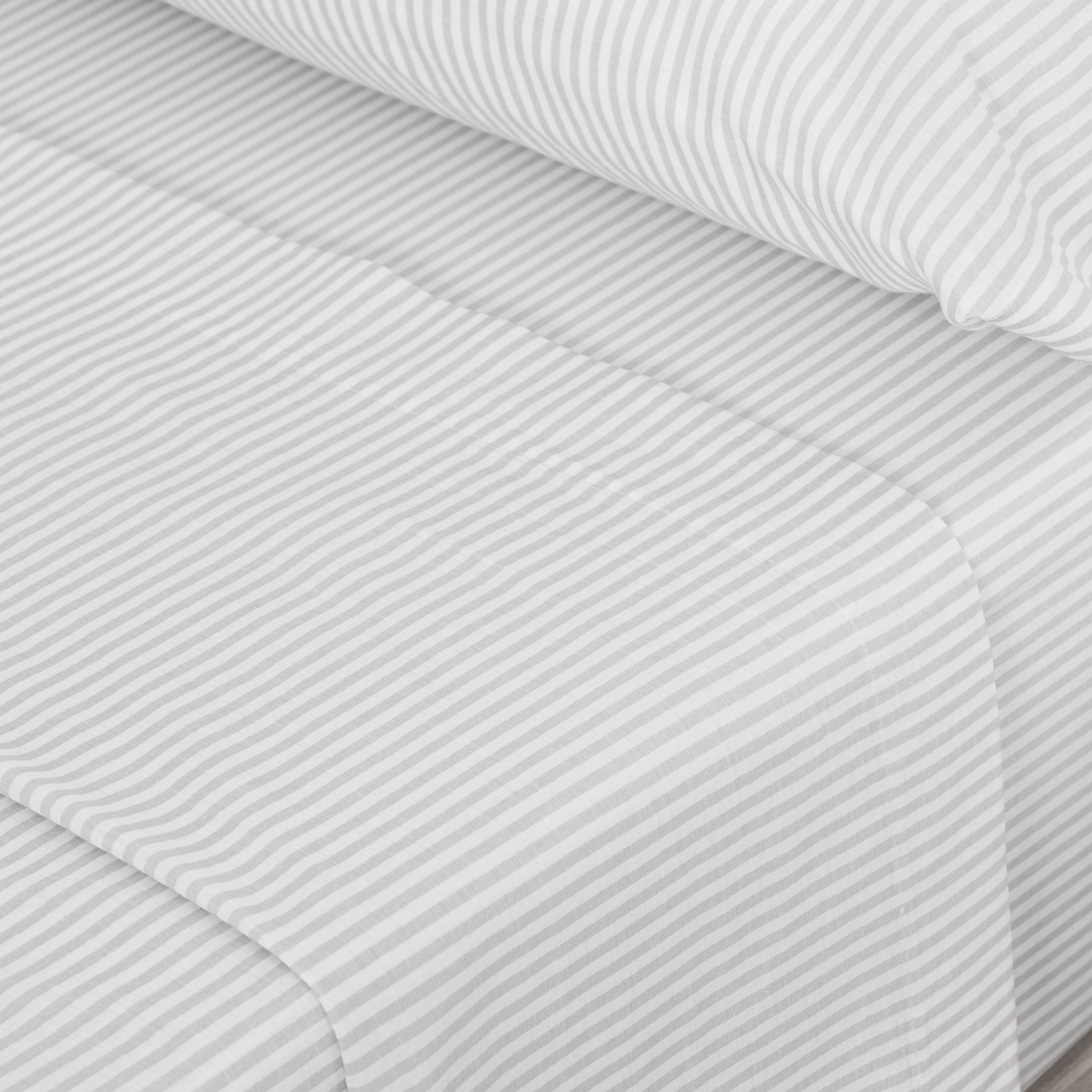 Jogo de lençóis Lista kodac cinza