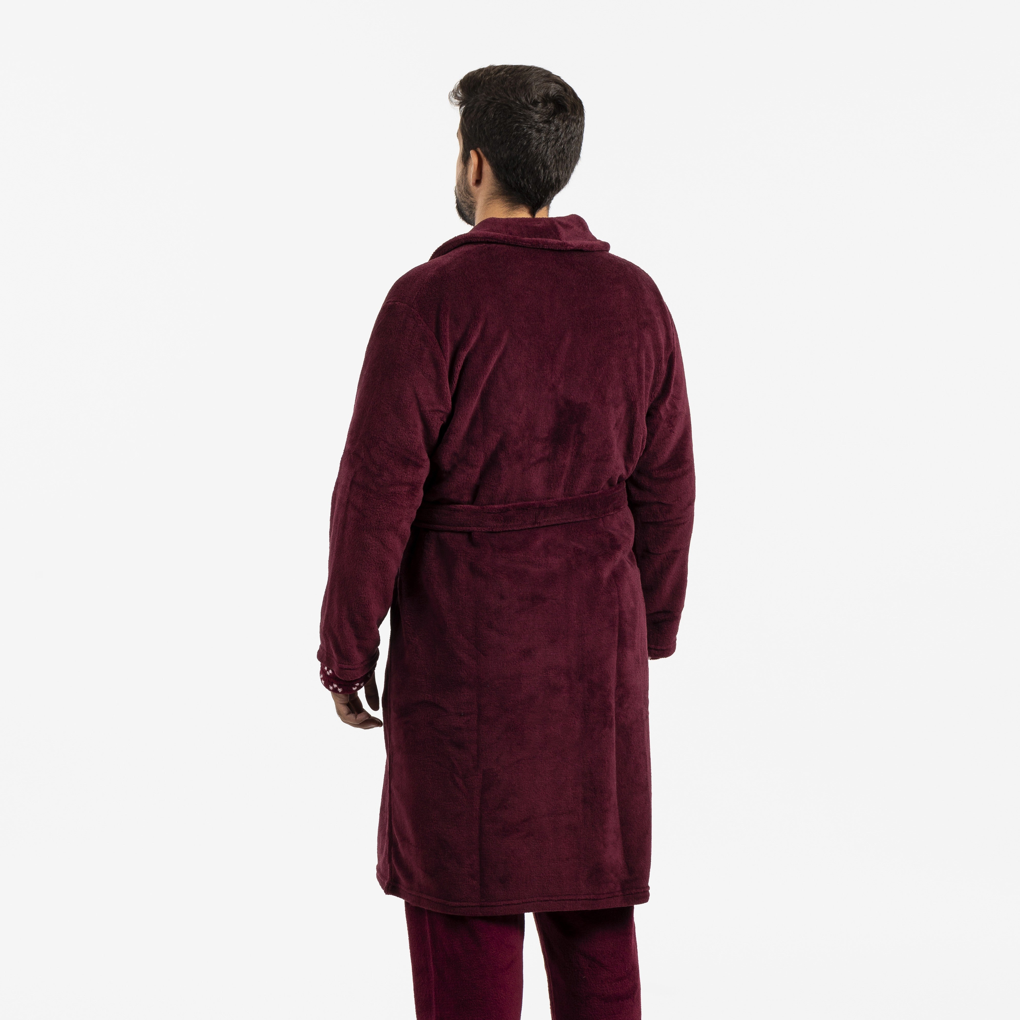 Roupão masculino coral