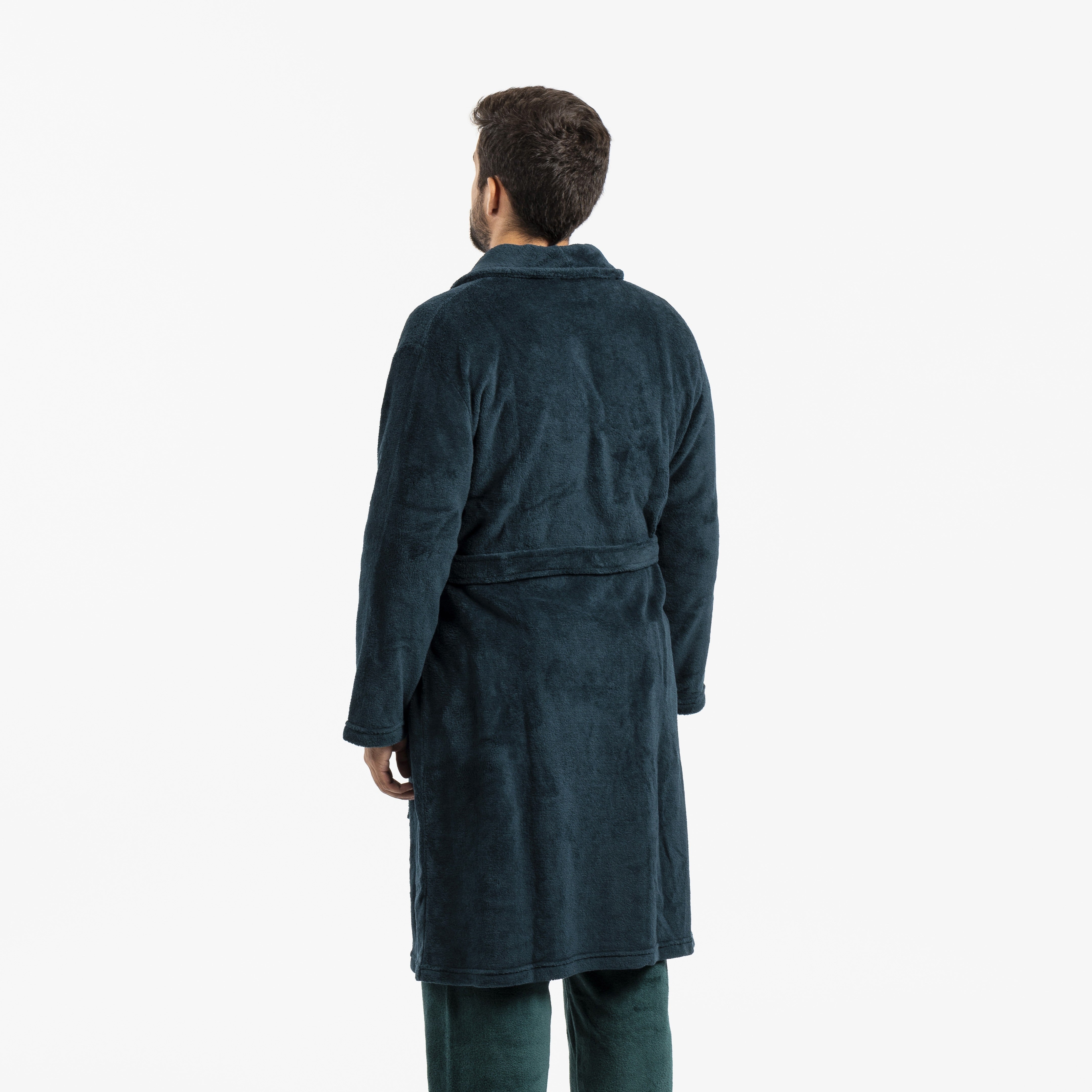 Roupão masculino coral