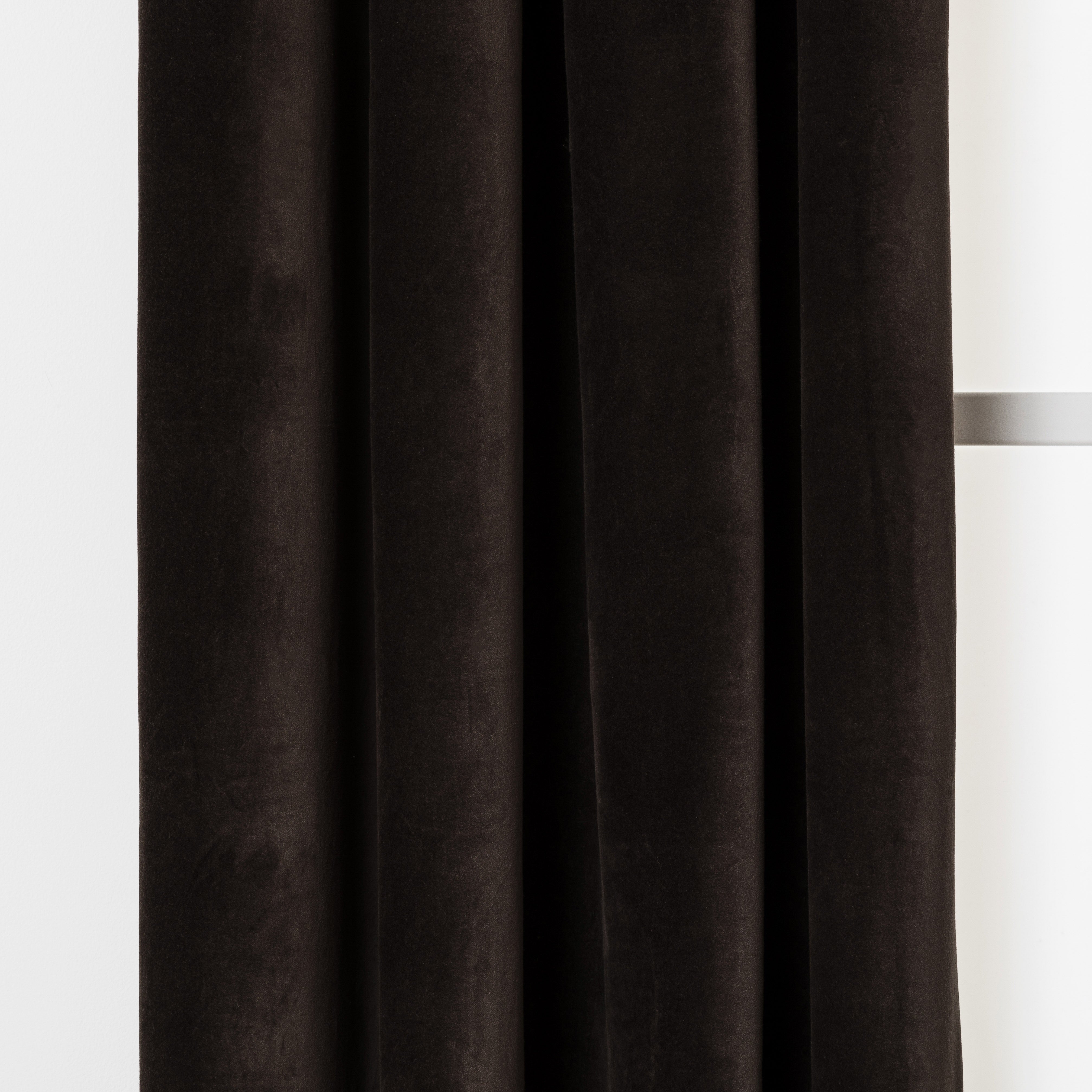 cortina de veludo de algodão preto