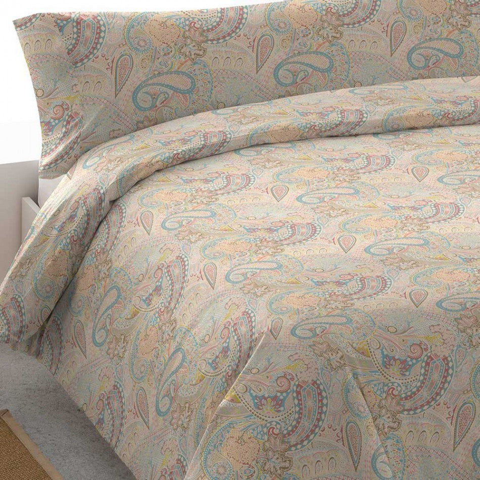 Capa de edredom individual Susi na cor marrom