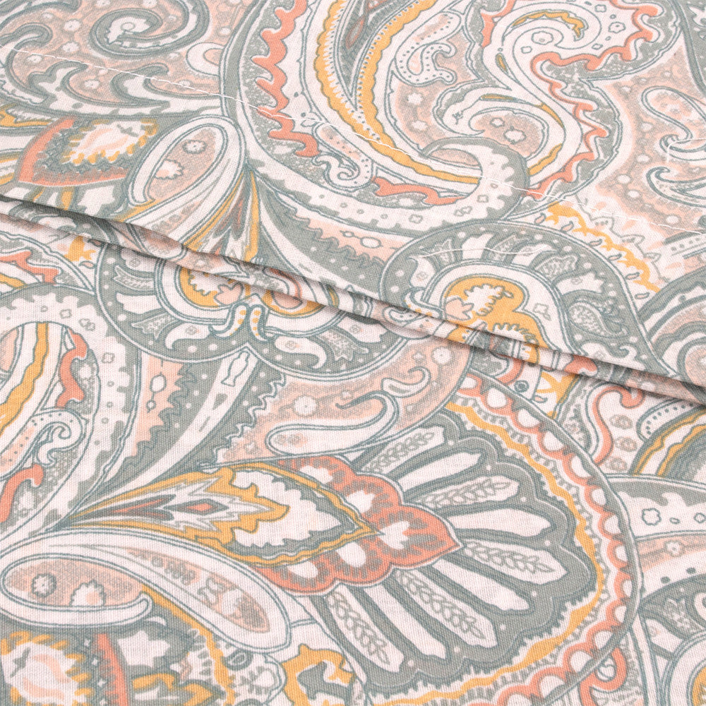 Jogo De Lençóis Algodão Cachemir Verde