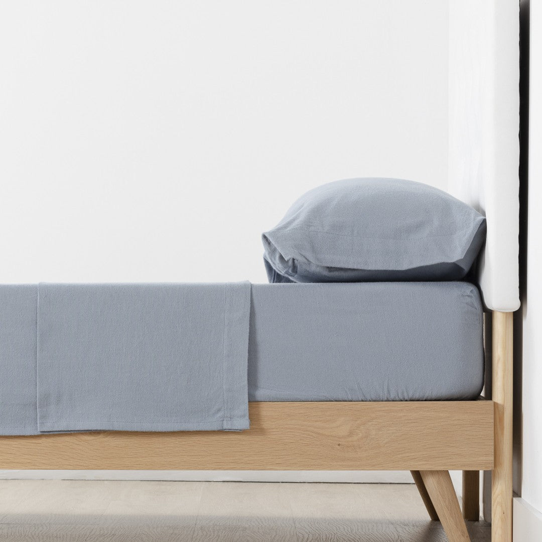 conjunto de lençóis de flanela lisa