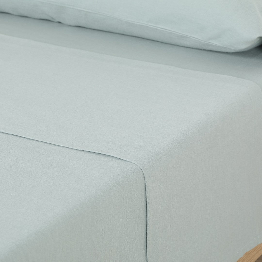 conjunto de lençóis de flanela lisa