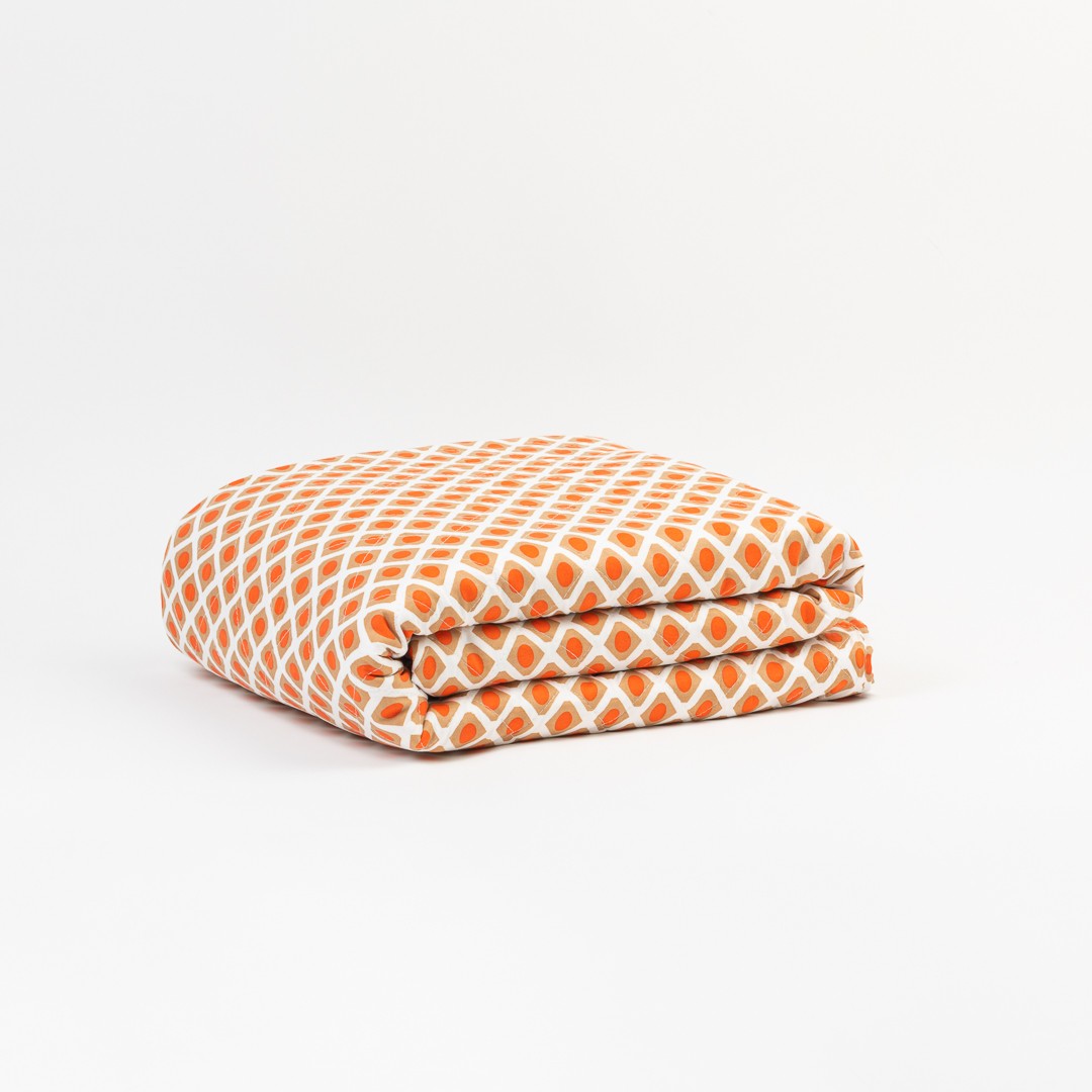 Colcha bouti com estampa de azulejos Ravello