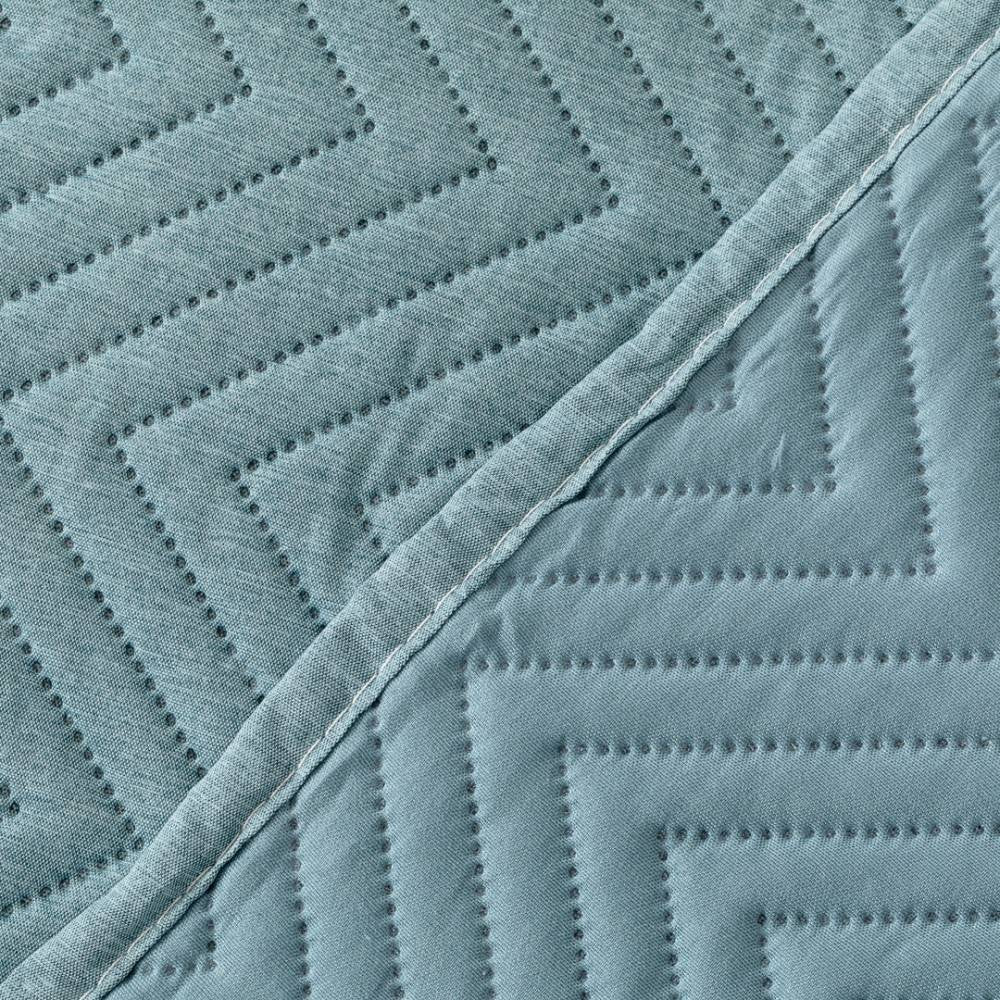 Colcha bouti lisa efecto desgastado