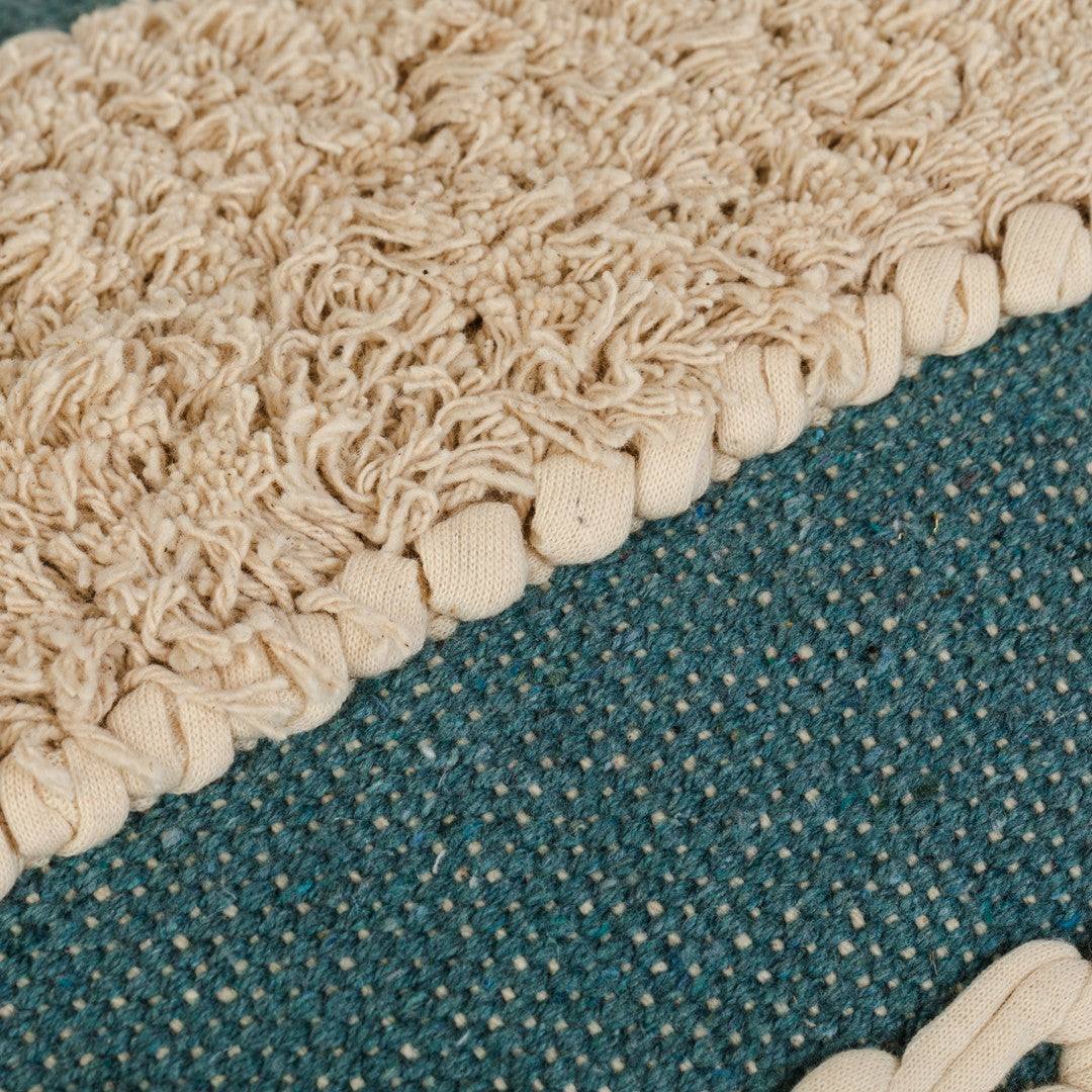 Almofada retangular Domus mostarda em algodão 30x50 - fronha + enchimento