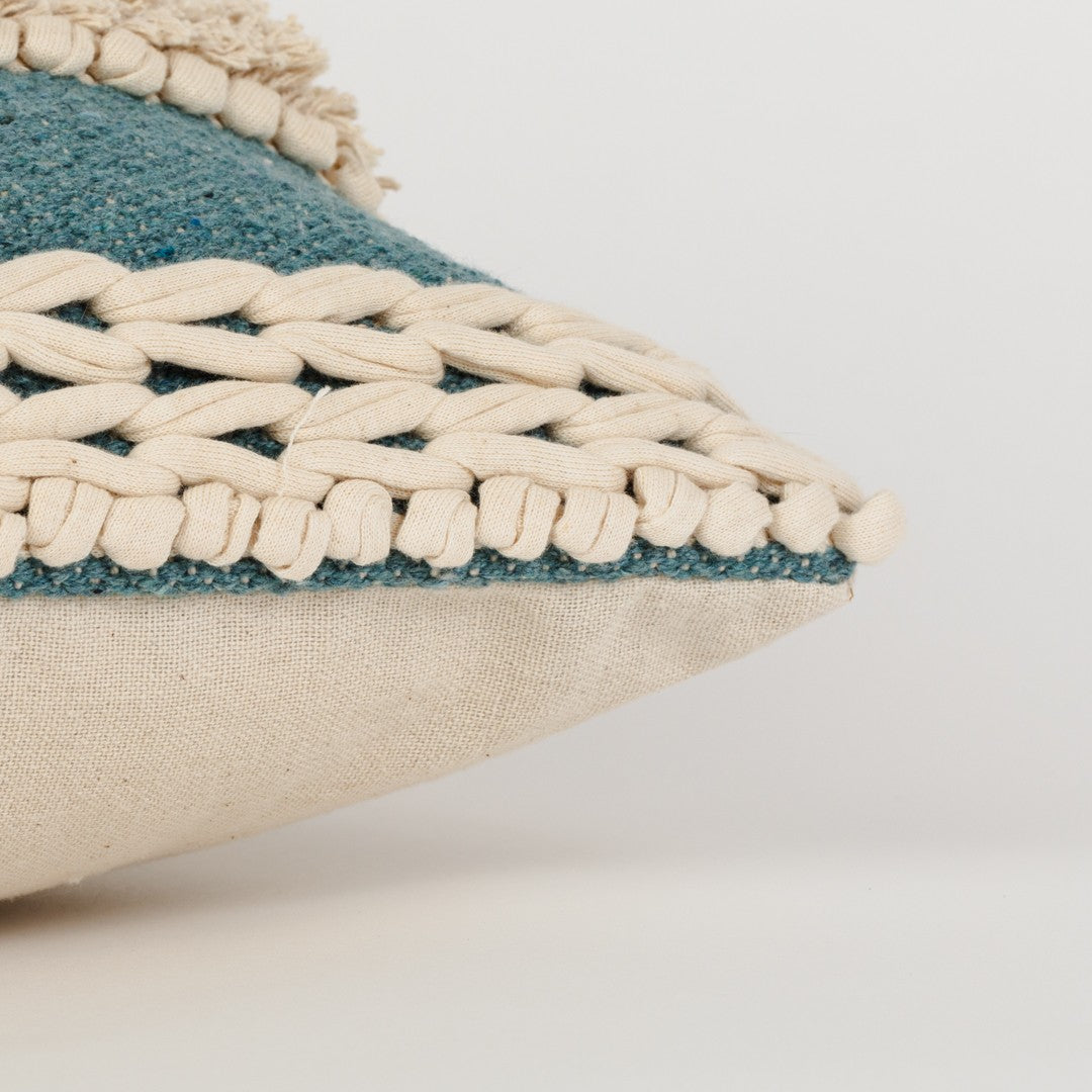 Almofada retangular Domus mostarda em algodão 30x50 - fronha + enchimento