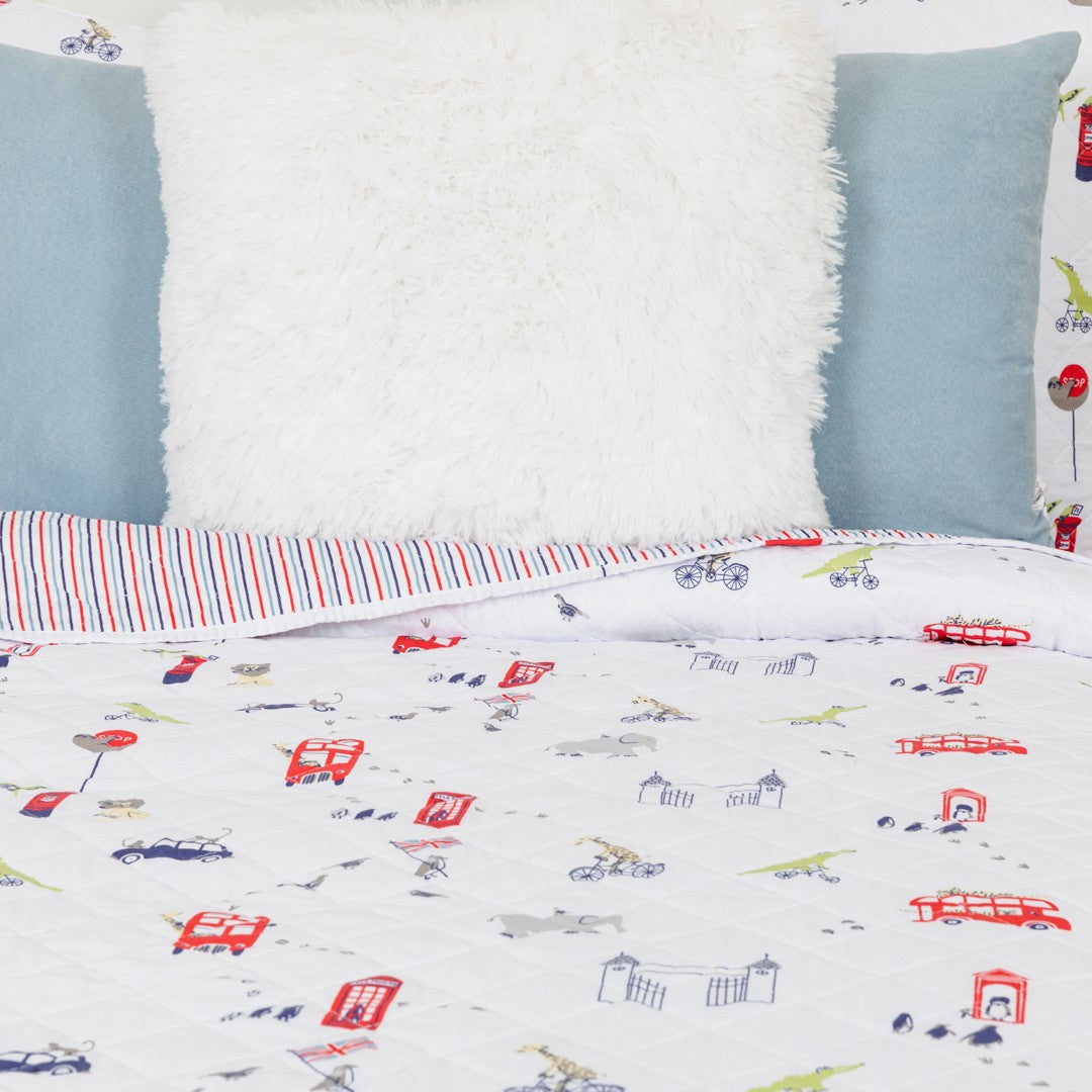 Colcha York azul marinho bouti