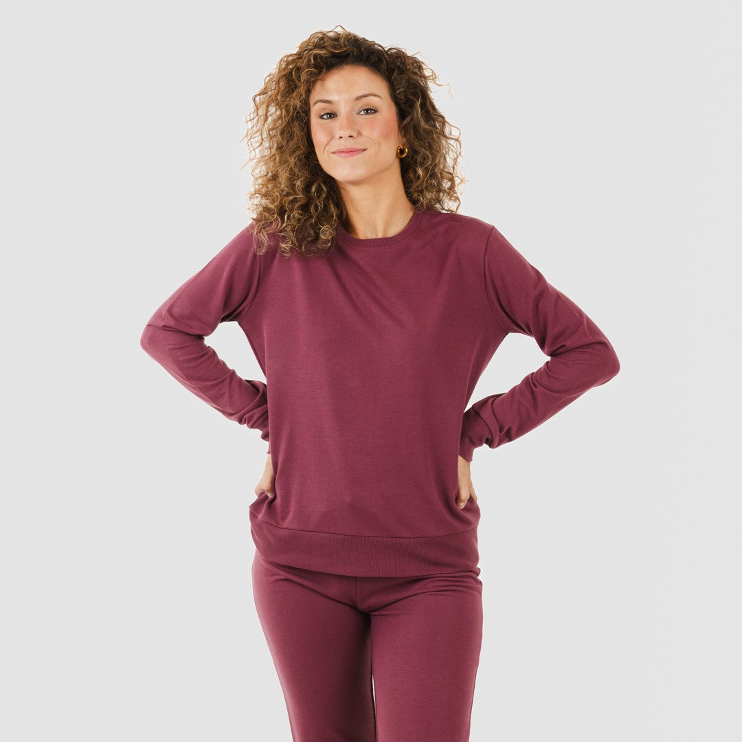 Conjunto Sport berenjena novo