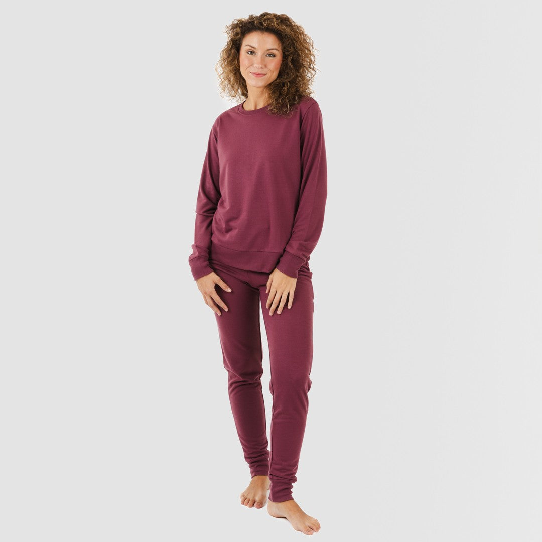 Conjunto Sport berenjena novo