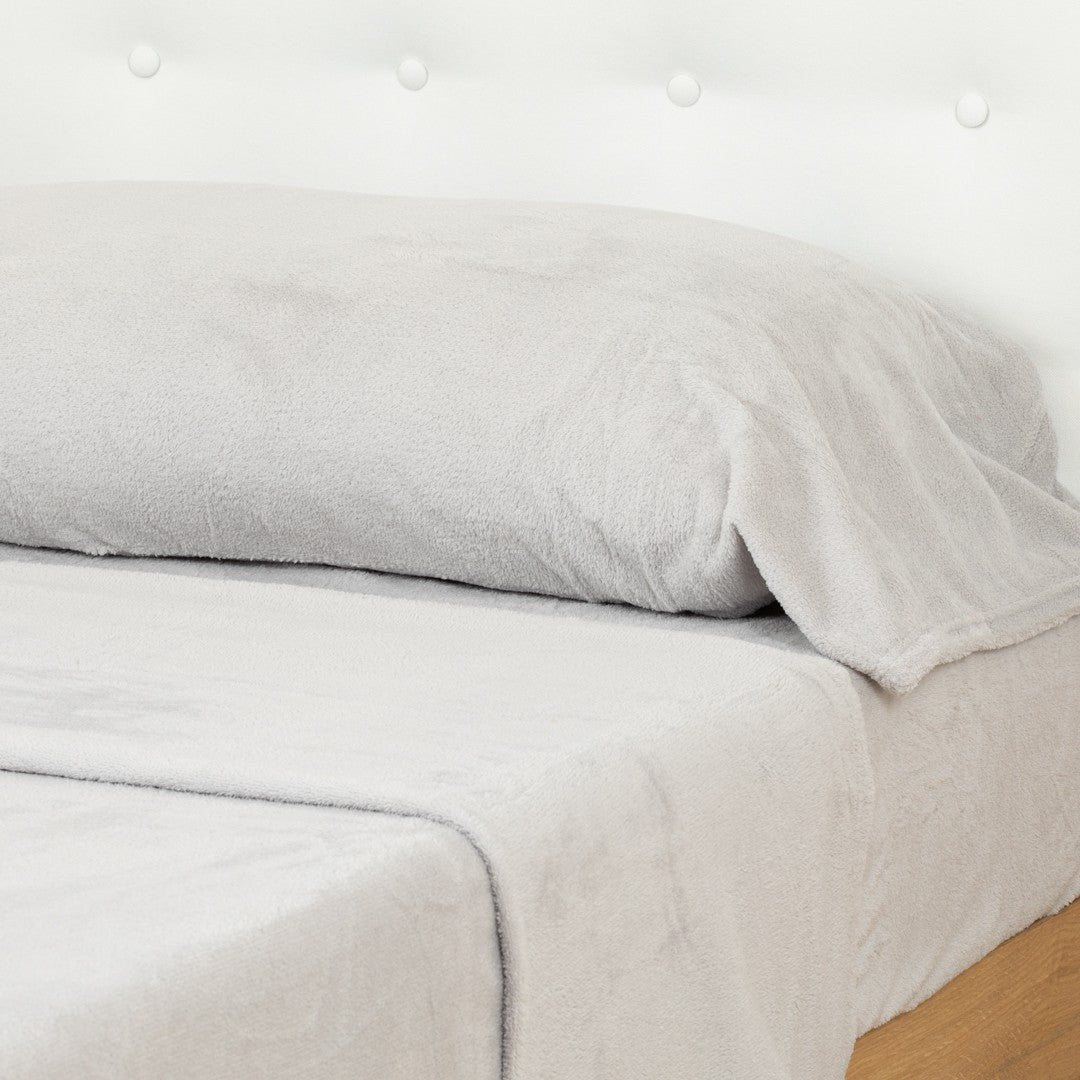 Conjunto de lençóis lisos de lã coral