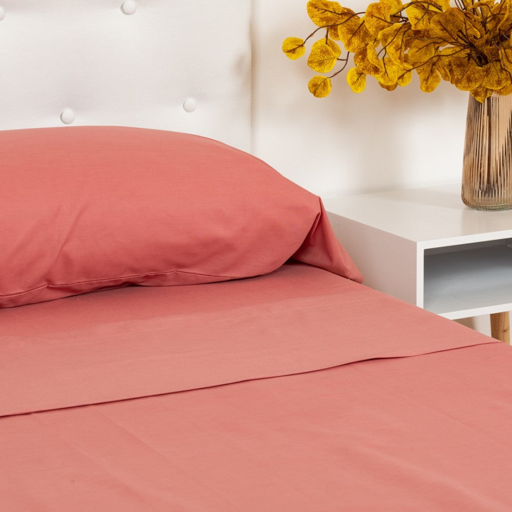 Jogo de lençóis algodão percal lisos