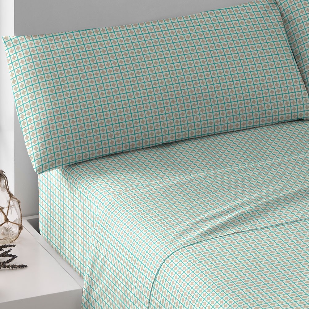 Jogo de lençóis algodão Tamila arena