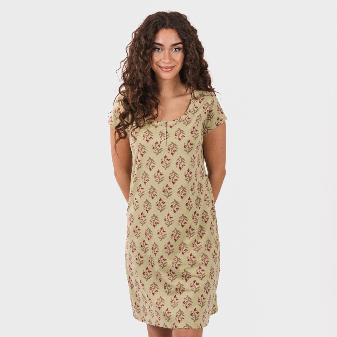 Blusa Denisa de algodão verde