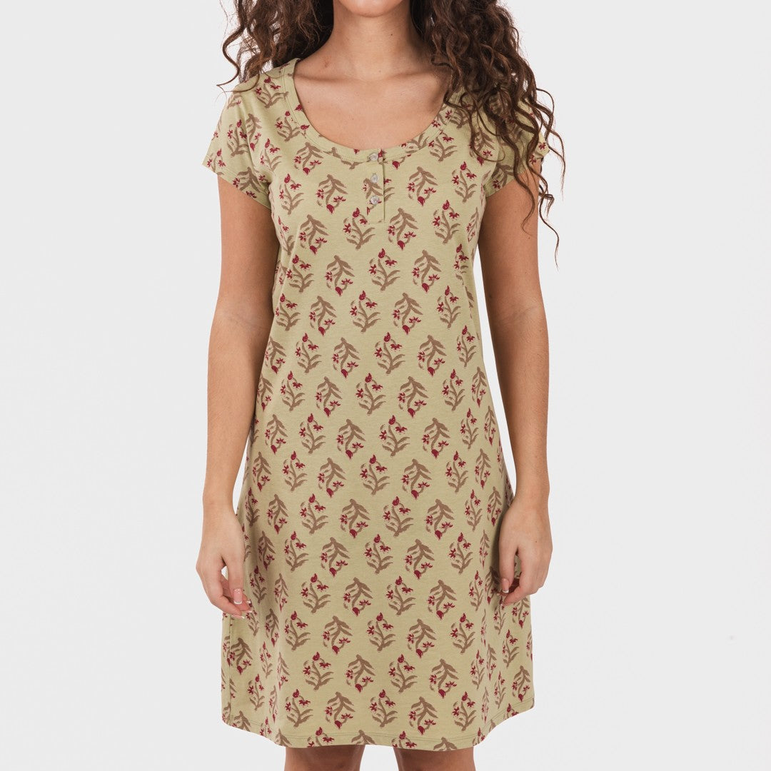 Blusa Denisa de algodão verde