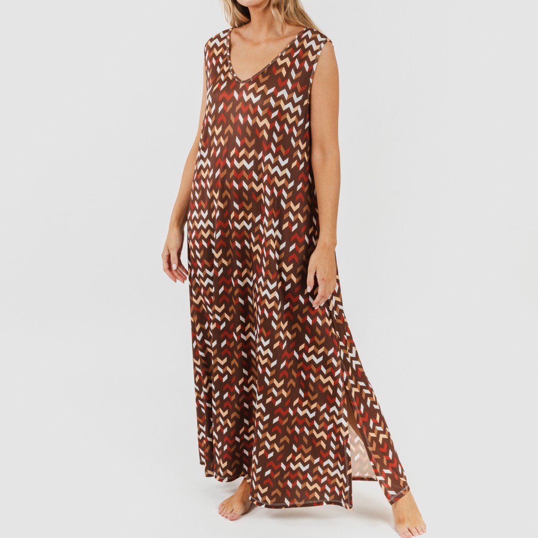 VESTIDO LONGO ANDONI COM ALÇAS MACIAS