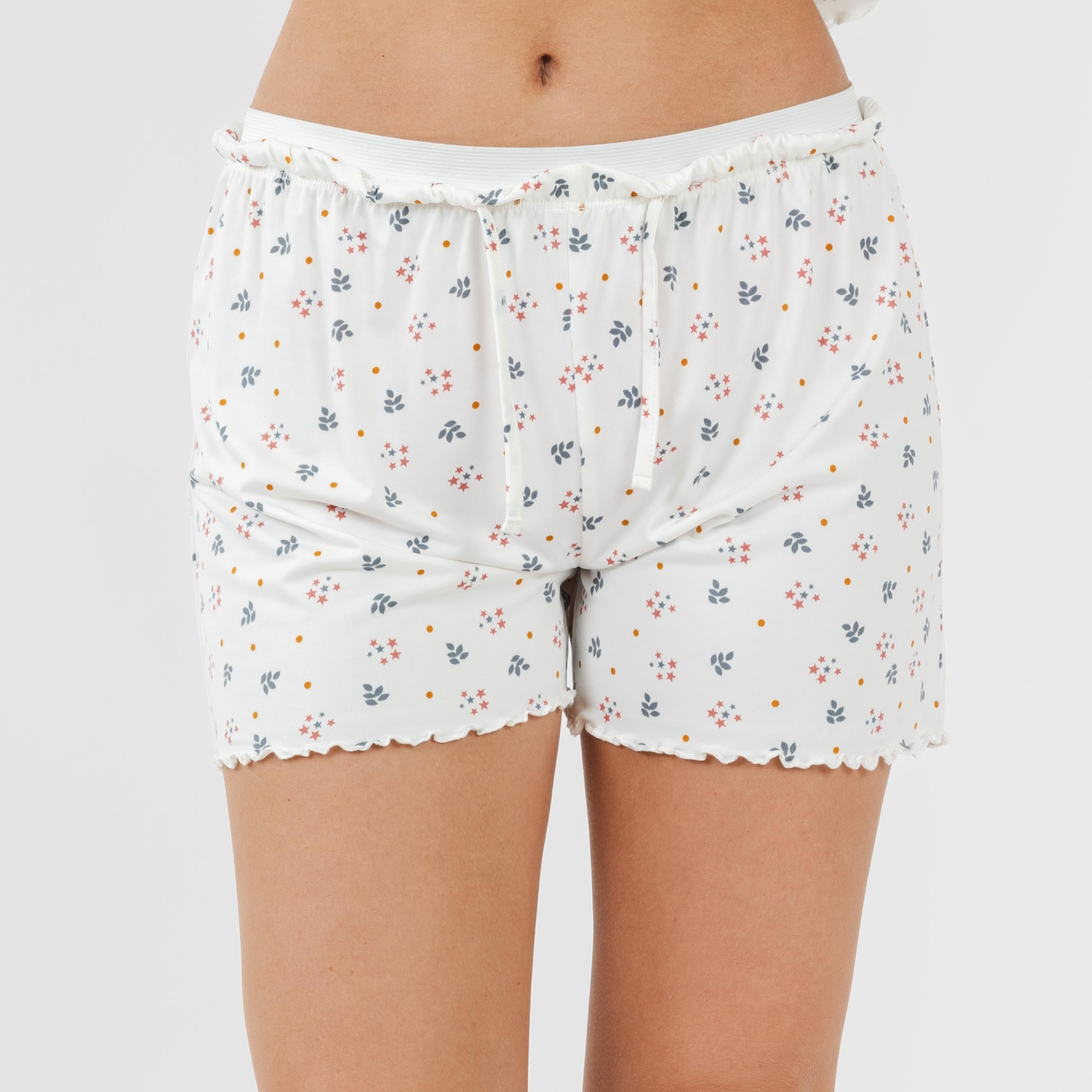 Pijama feminino macio com suspensório Ines