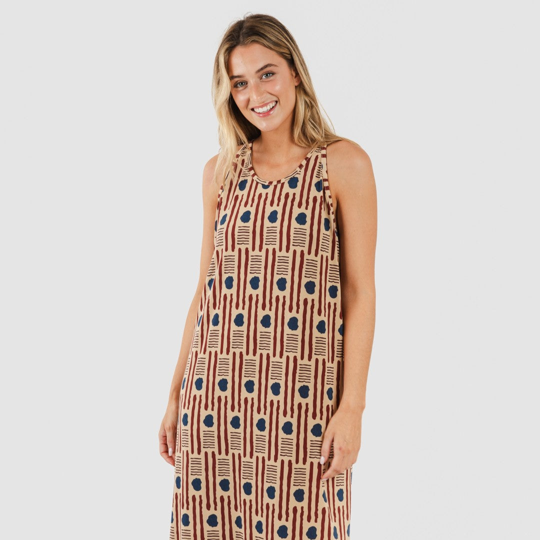 Vestido longo de crepe com alças, cinza, tamanho único.