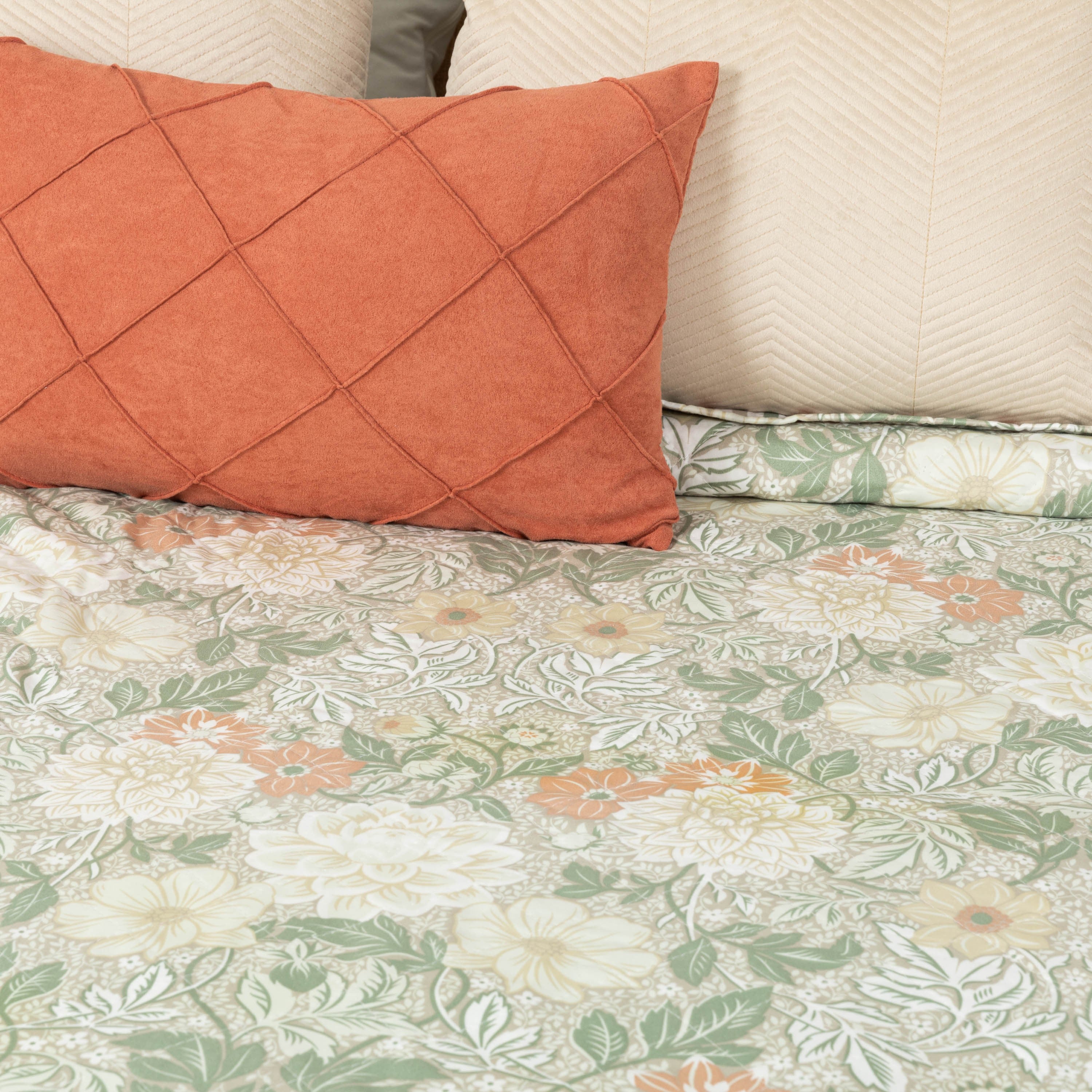 Colcha bouti Clementina verde