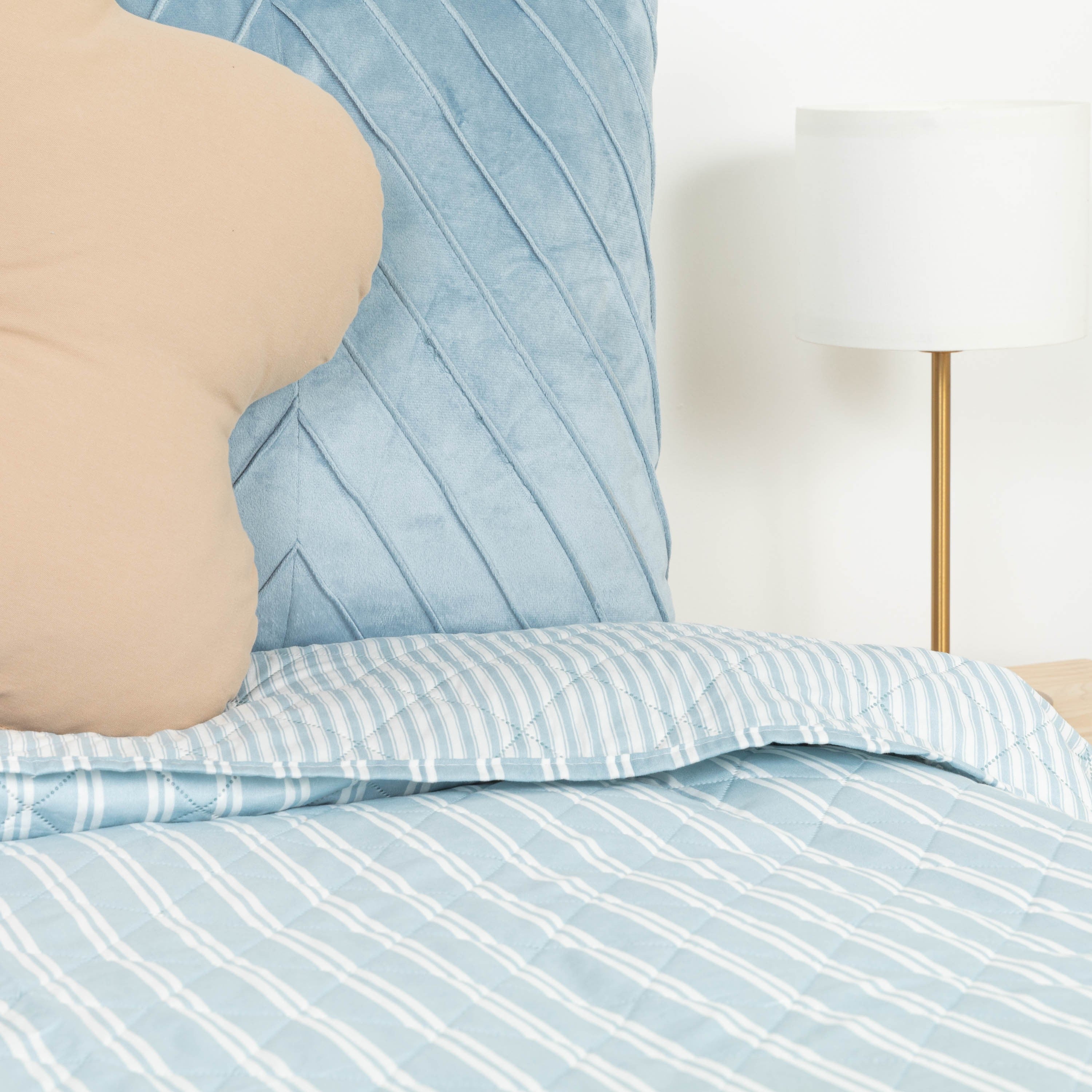 Colcha Hammon com laço índigo