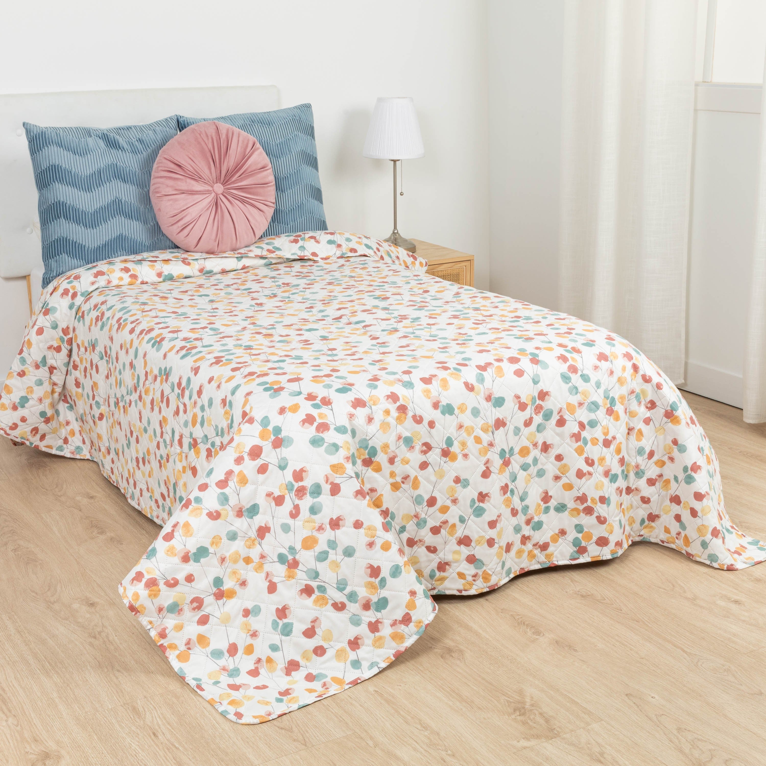 Colcha de retalhos Eloisa em aquarela