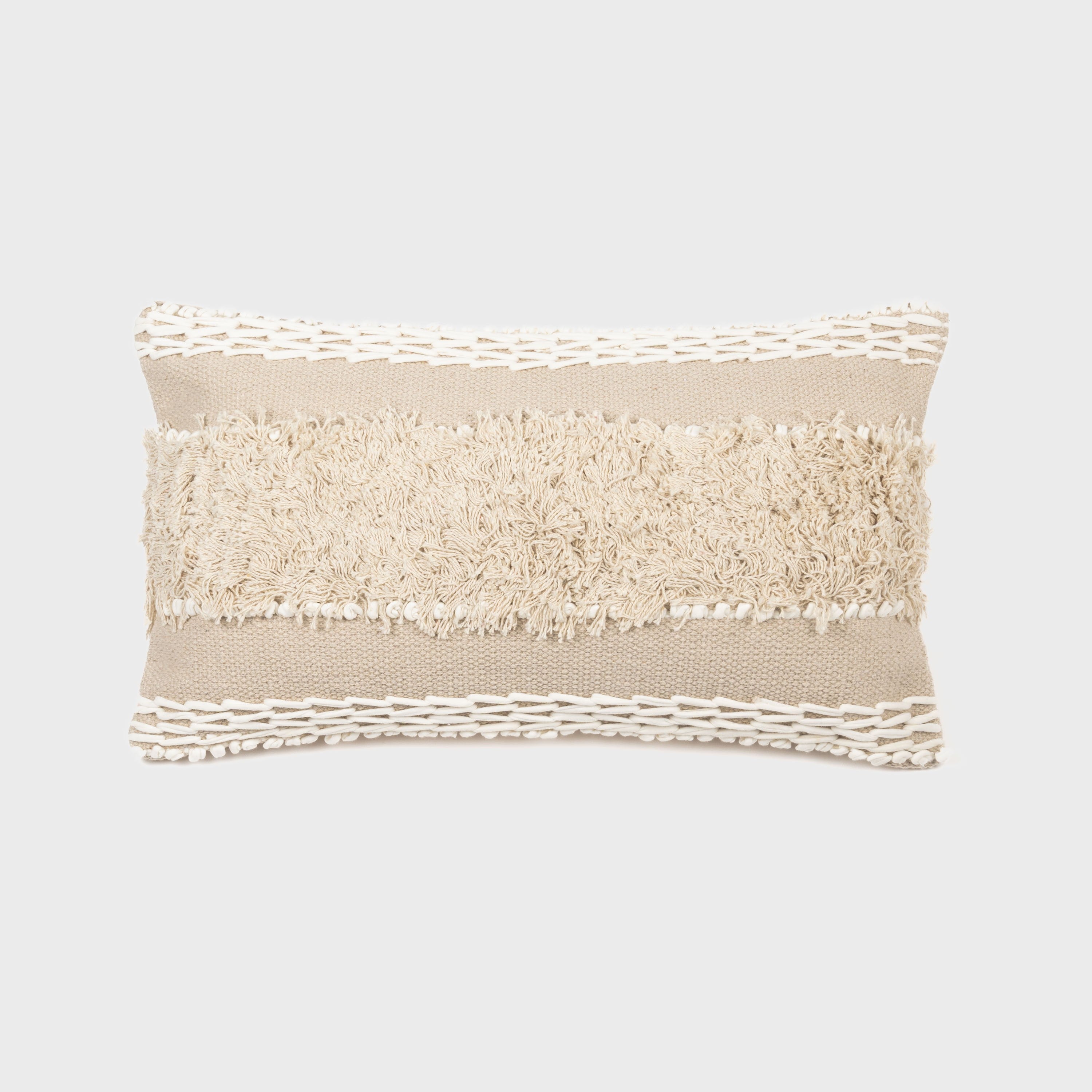 Almofada retangular Domus em algodão 30x50 - capa + enchimento