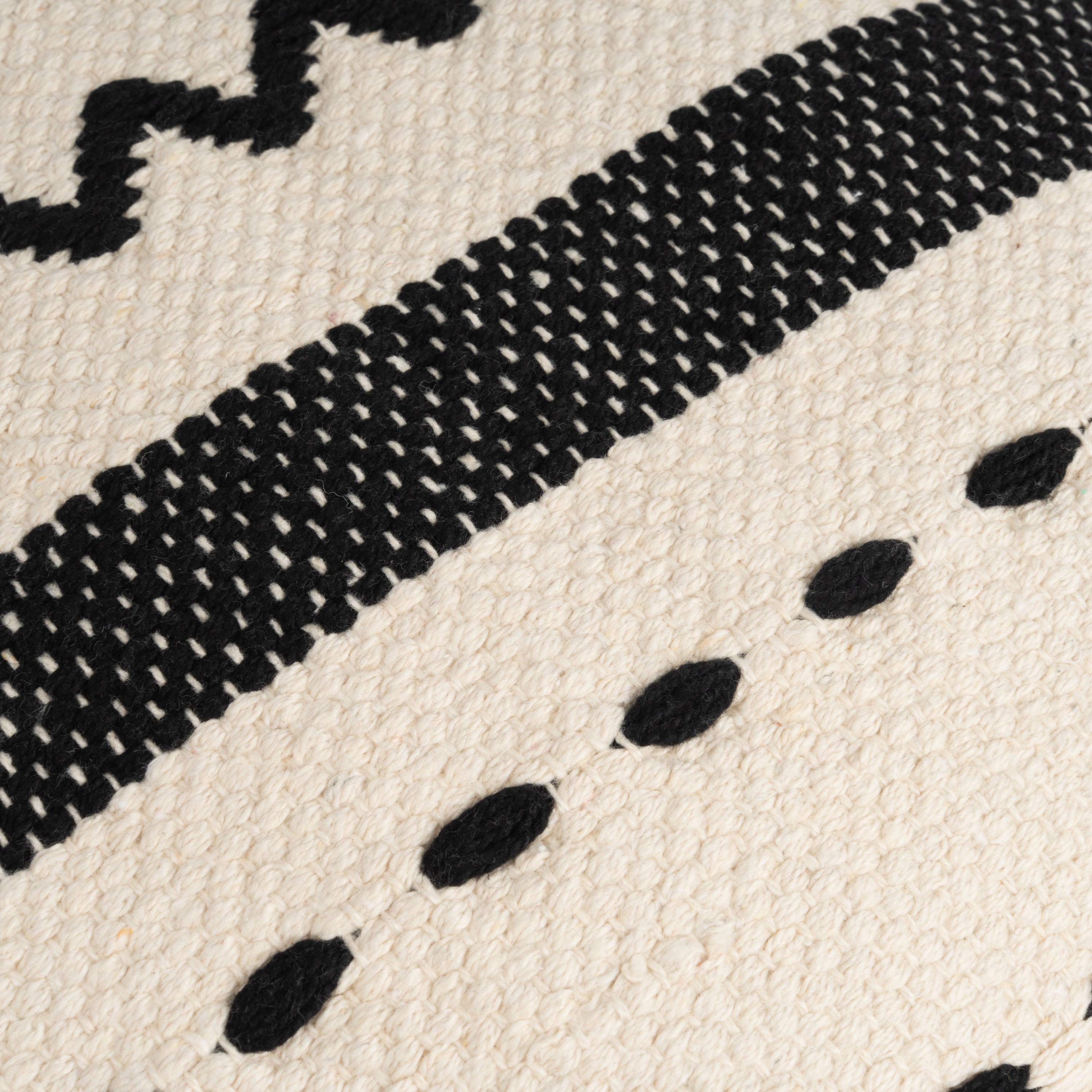 Almofada quadrada Leito em algodão 45x45 - capa + enchimento