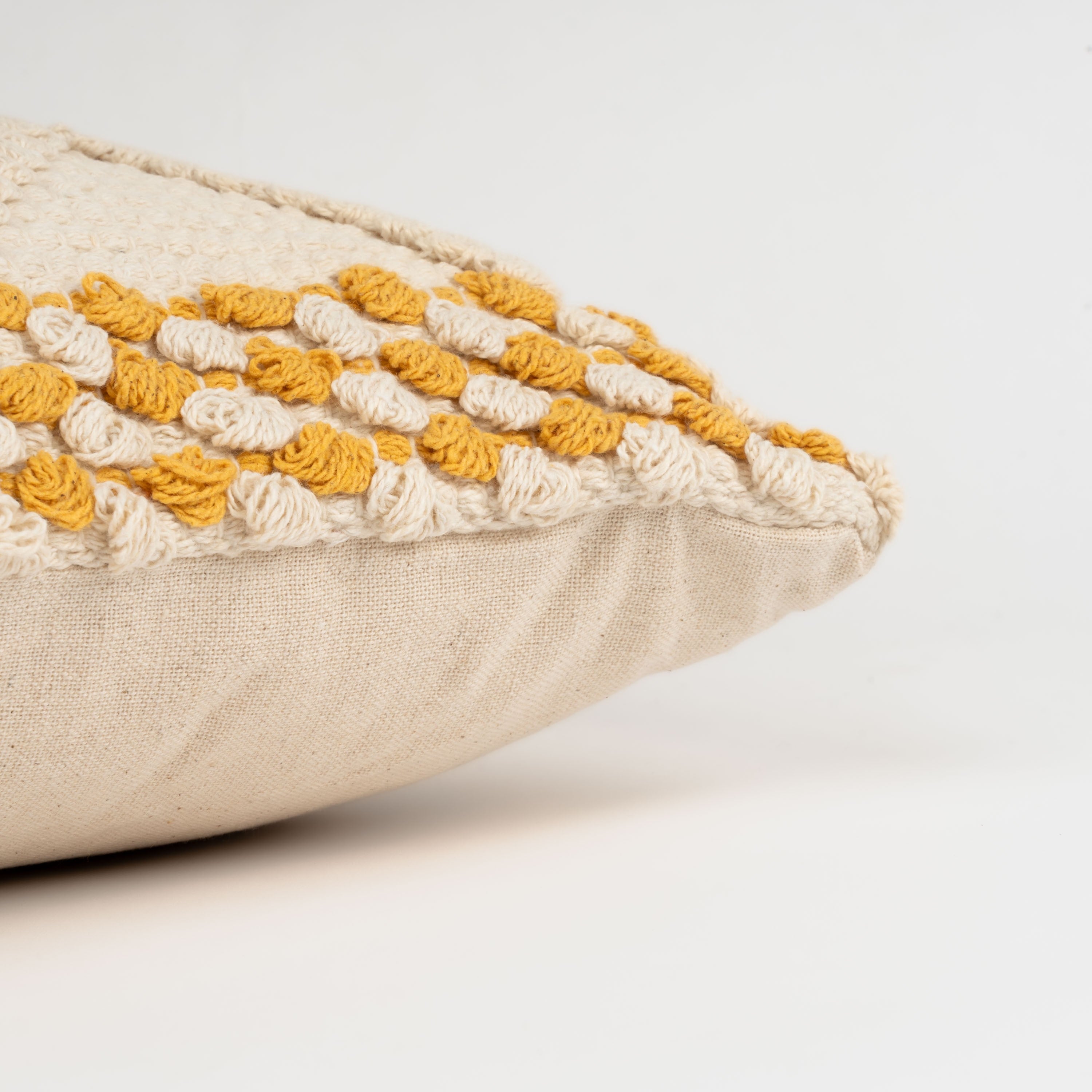 Almofada quadrada Basette em algodão 45x45 - capa + enchimento