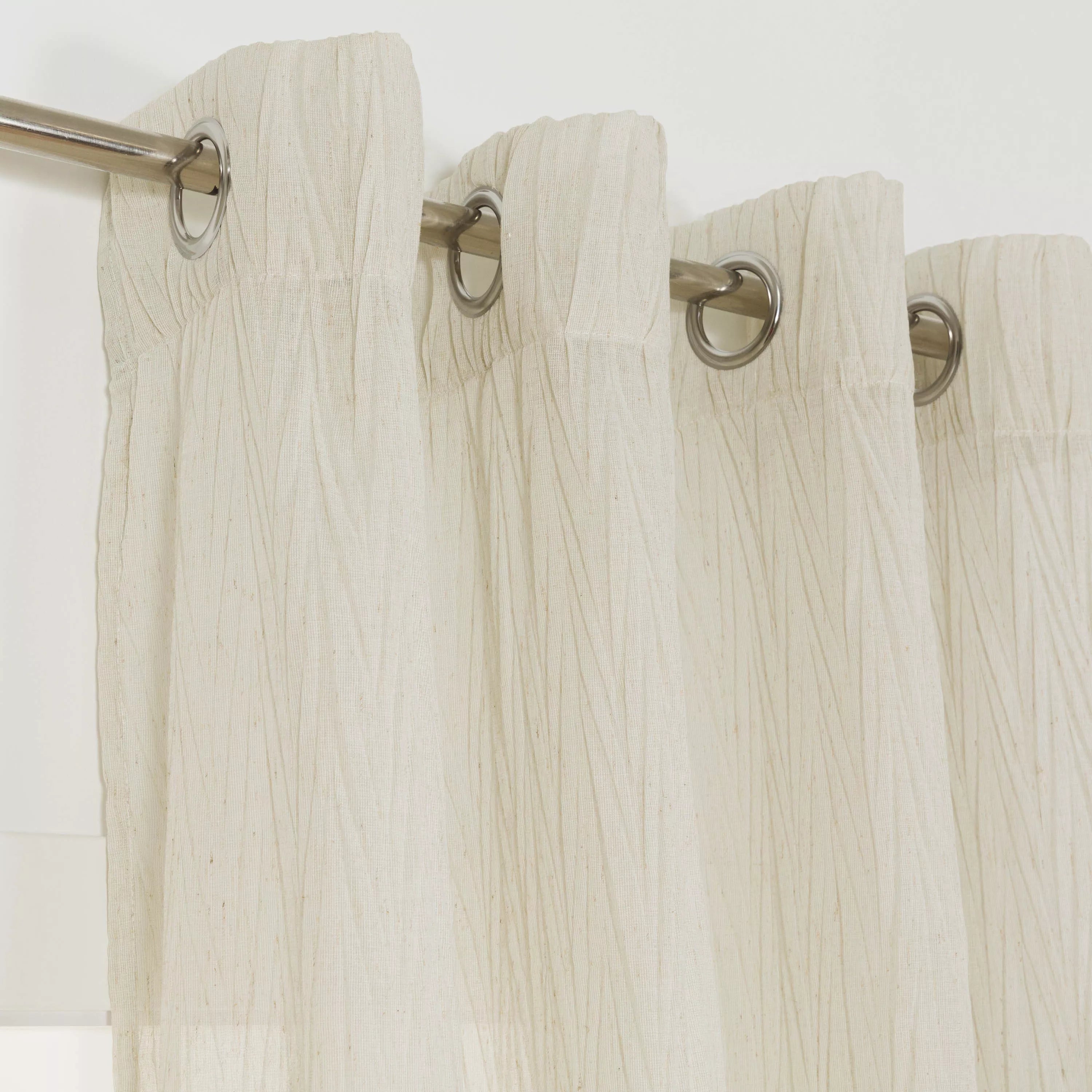 Cortina Liebe cinza claro