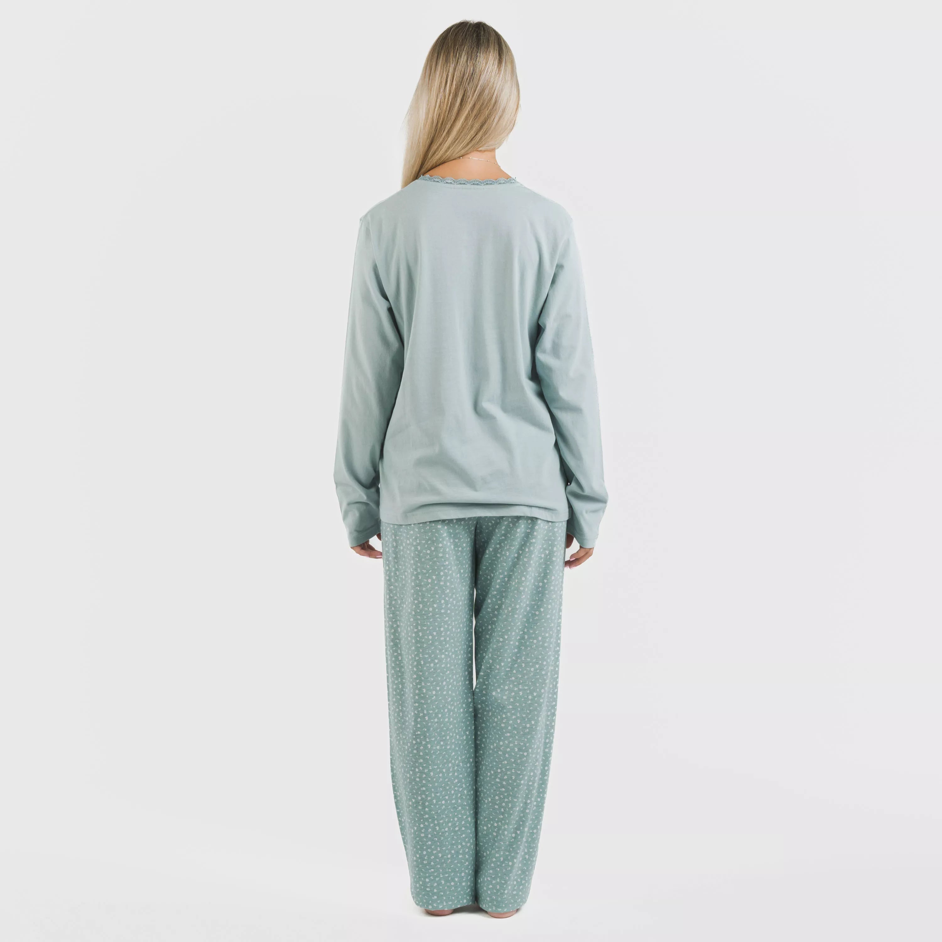 Pijama largo algodón Anita indigo