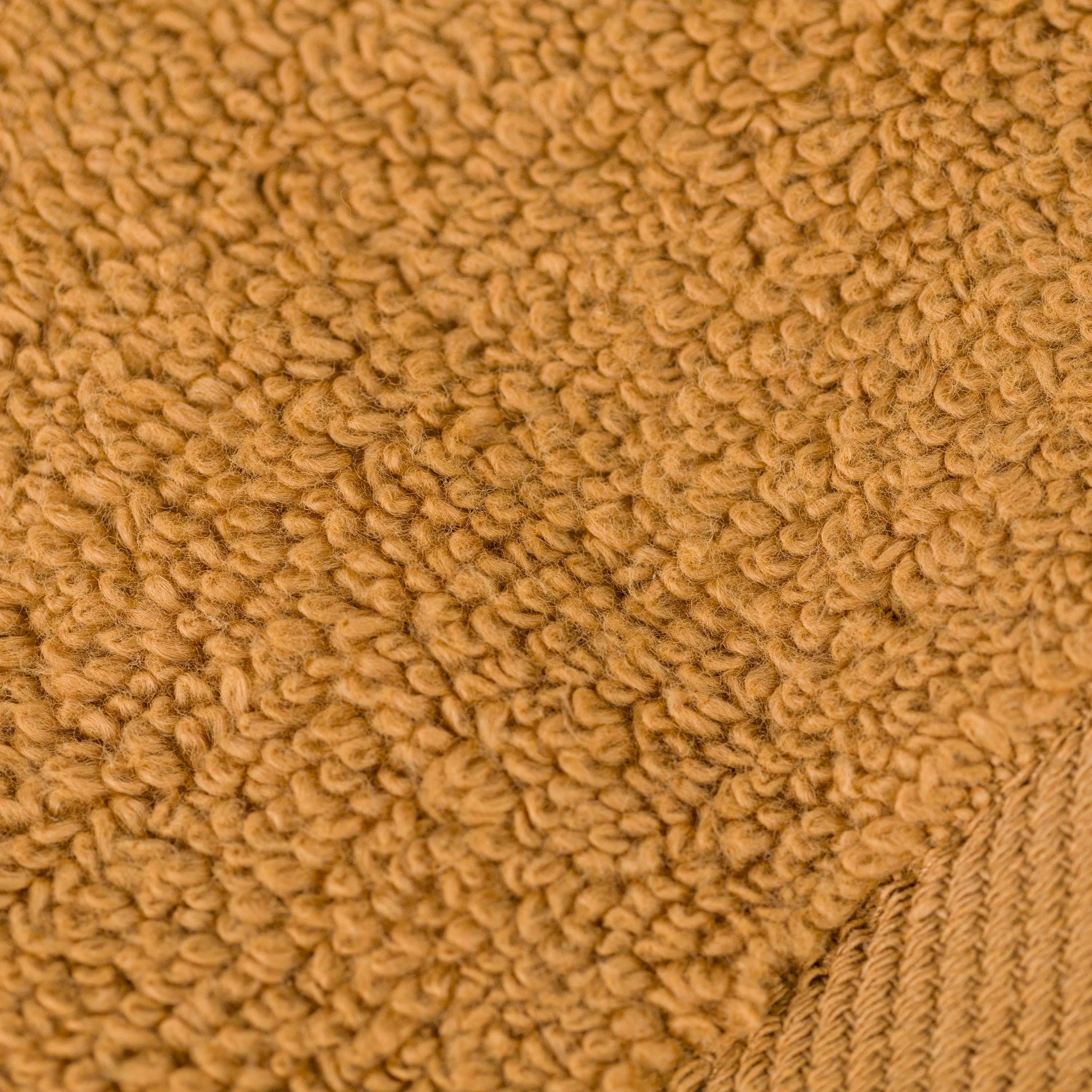 Toalha de banho 400g dupla face em tecido atoalhado ocre