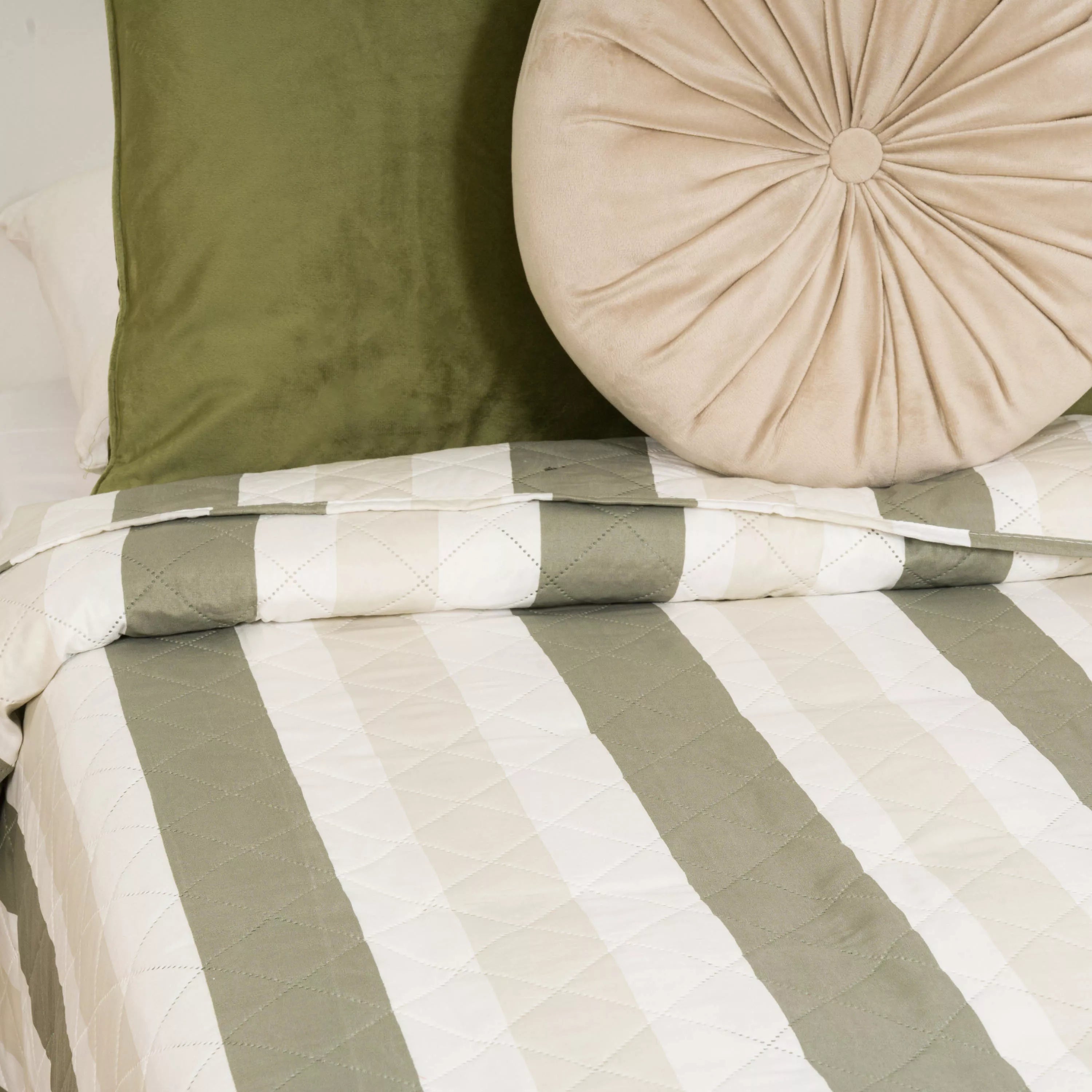 Colcha listrada, areia de Calcutá