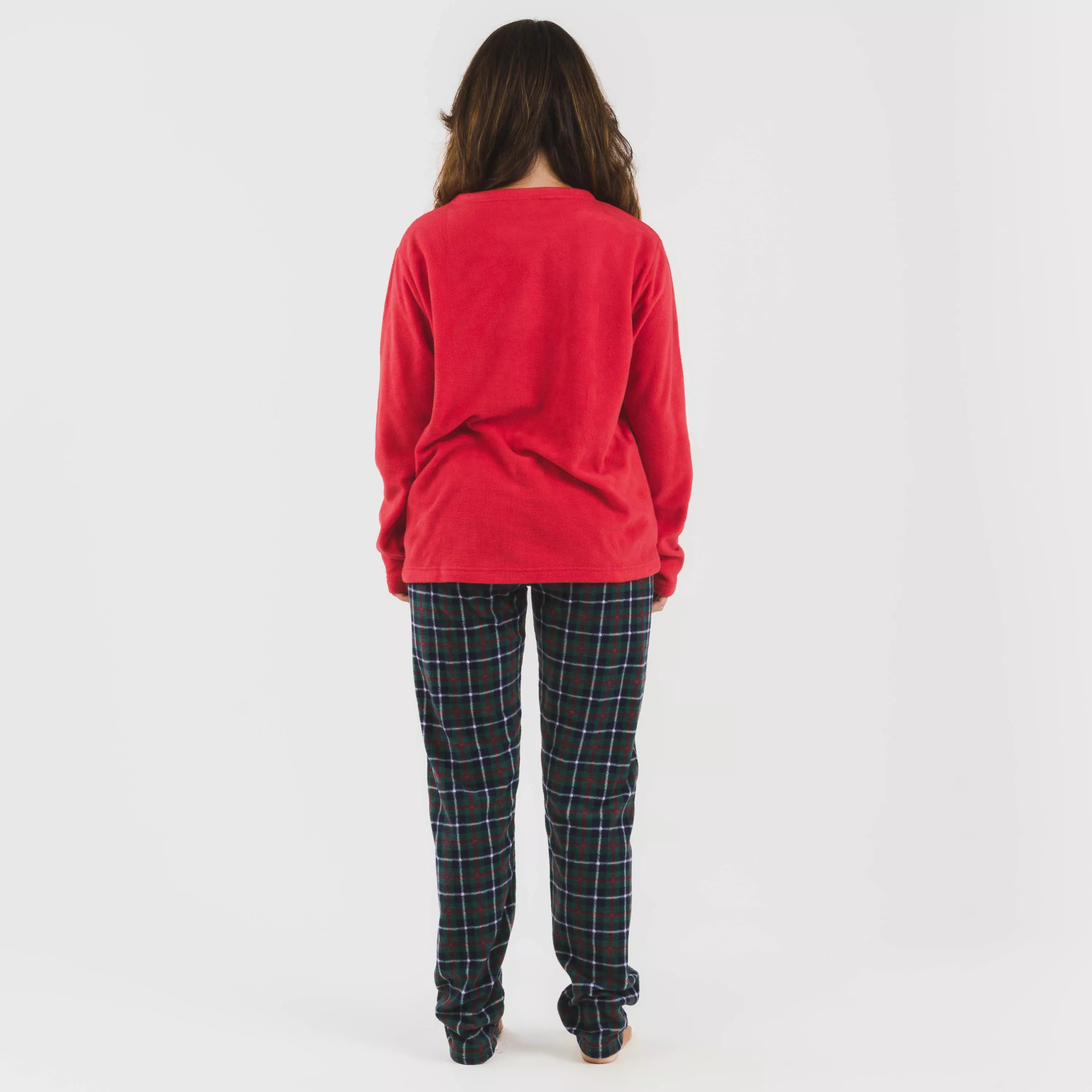 Pijama de lã vermelha Eiko