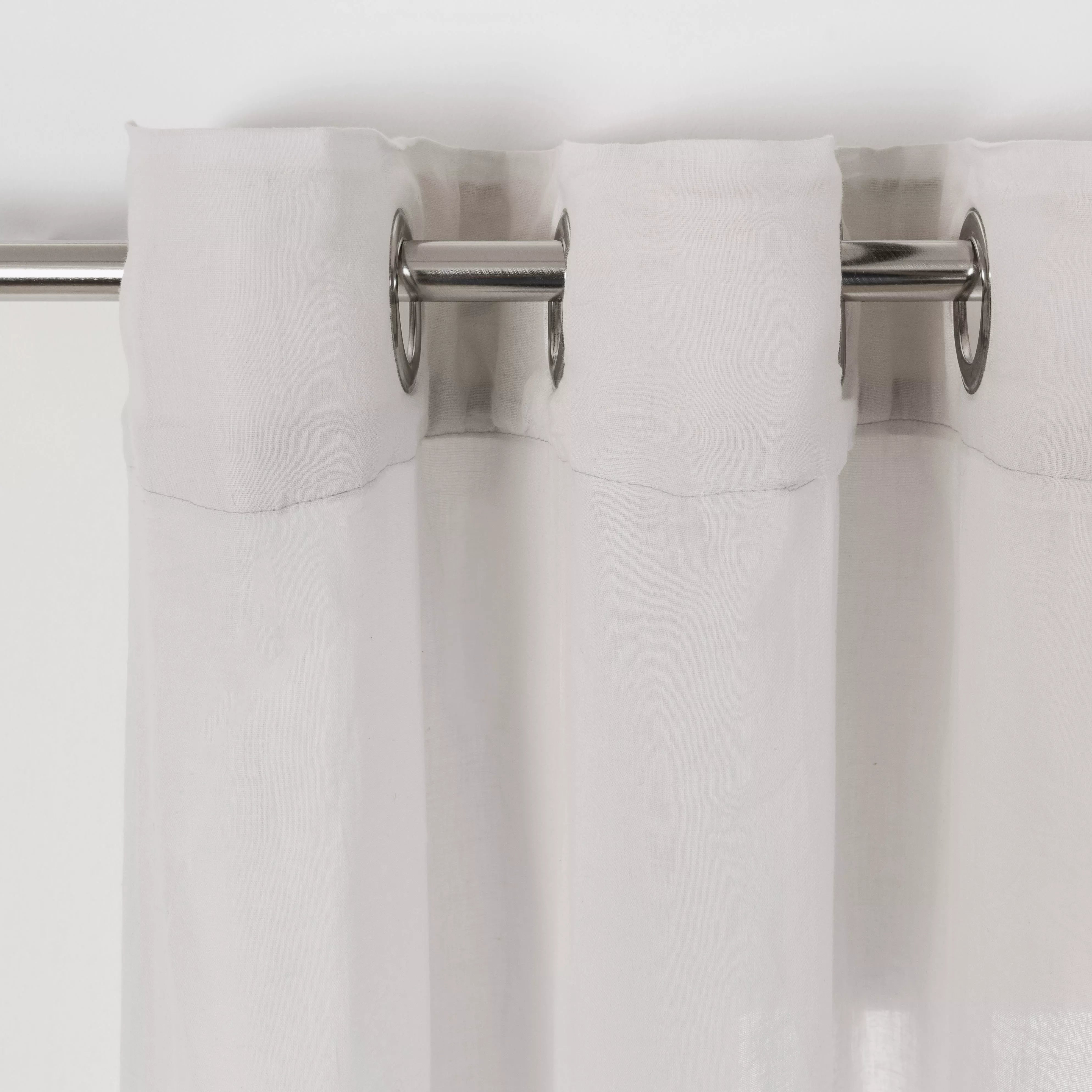 cortina de voile de algodão