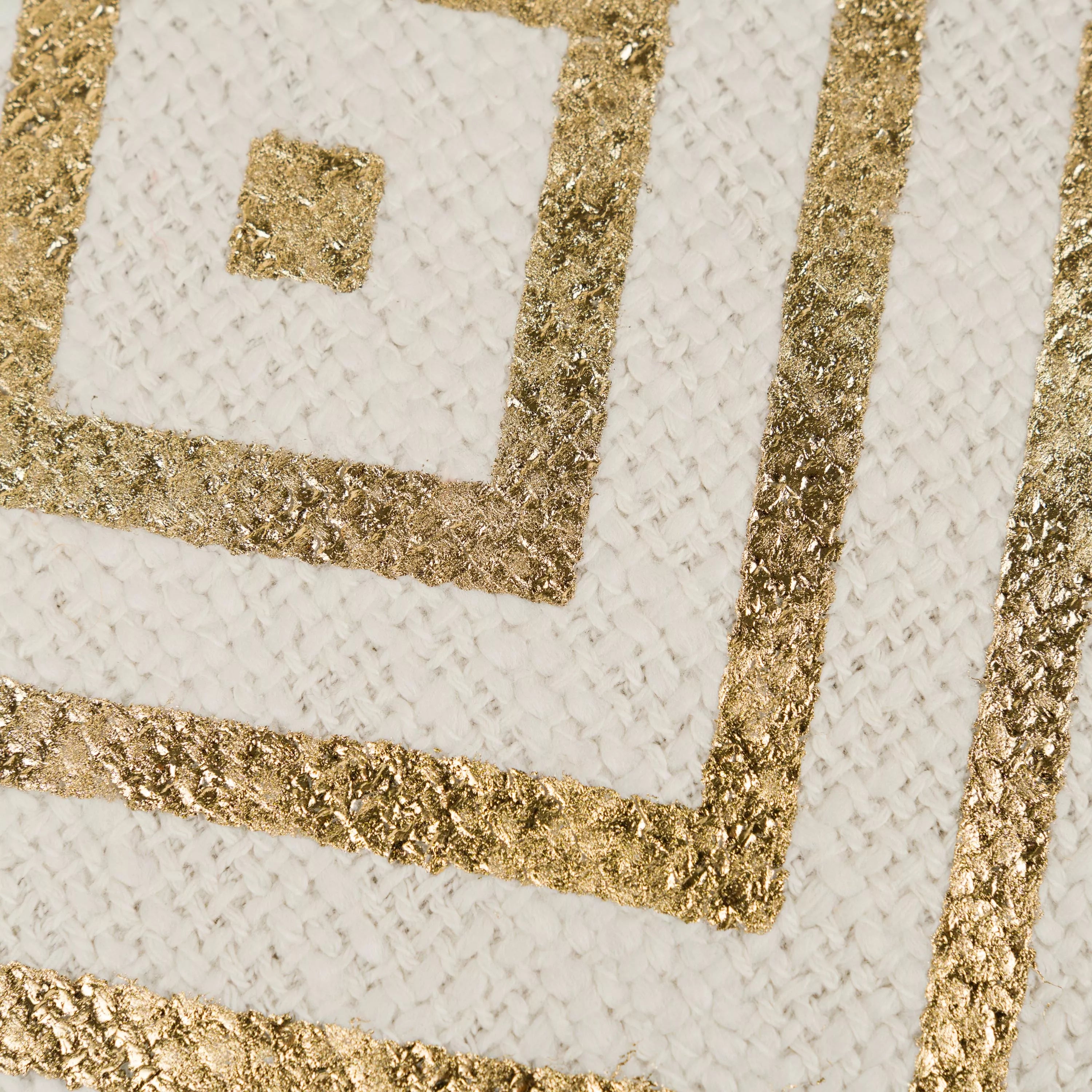 Cojín cuadrante algodón Diamante liso 45x45 - funda + relleno