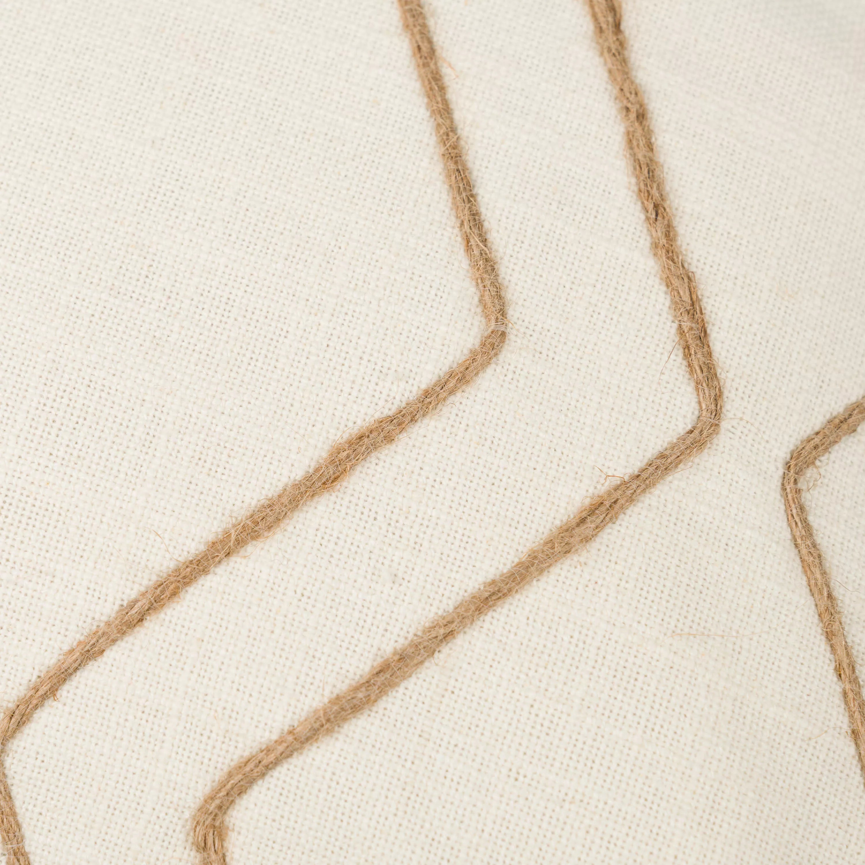 Cojín cuadrante algodón Zig liso 45x45 - funda + relleno