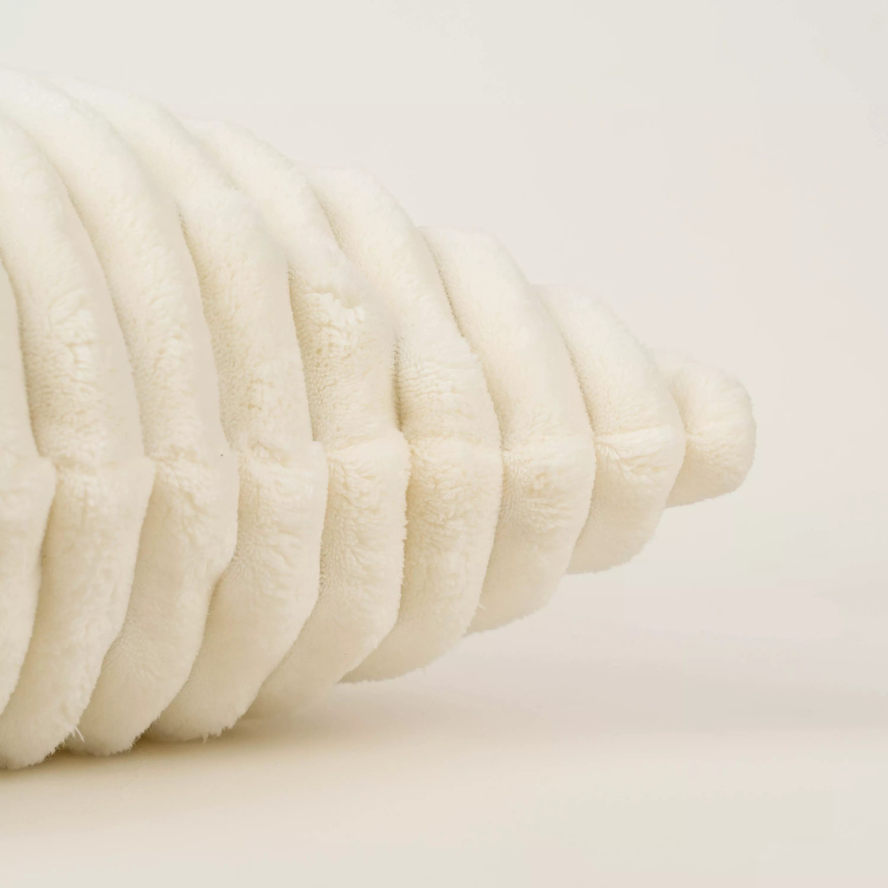 Almofada quadrada de veludo cotelê com listras lisas, 45x45 cm - capa + enchimento