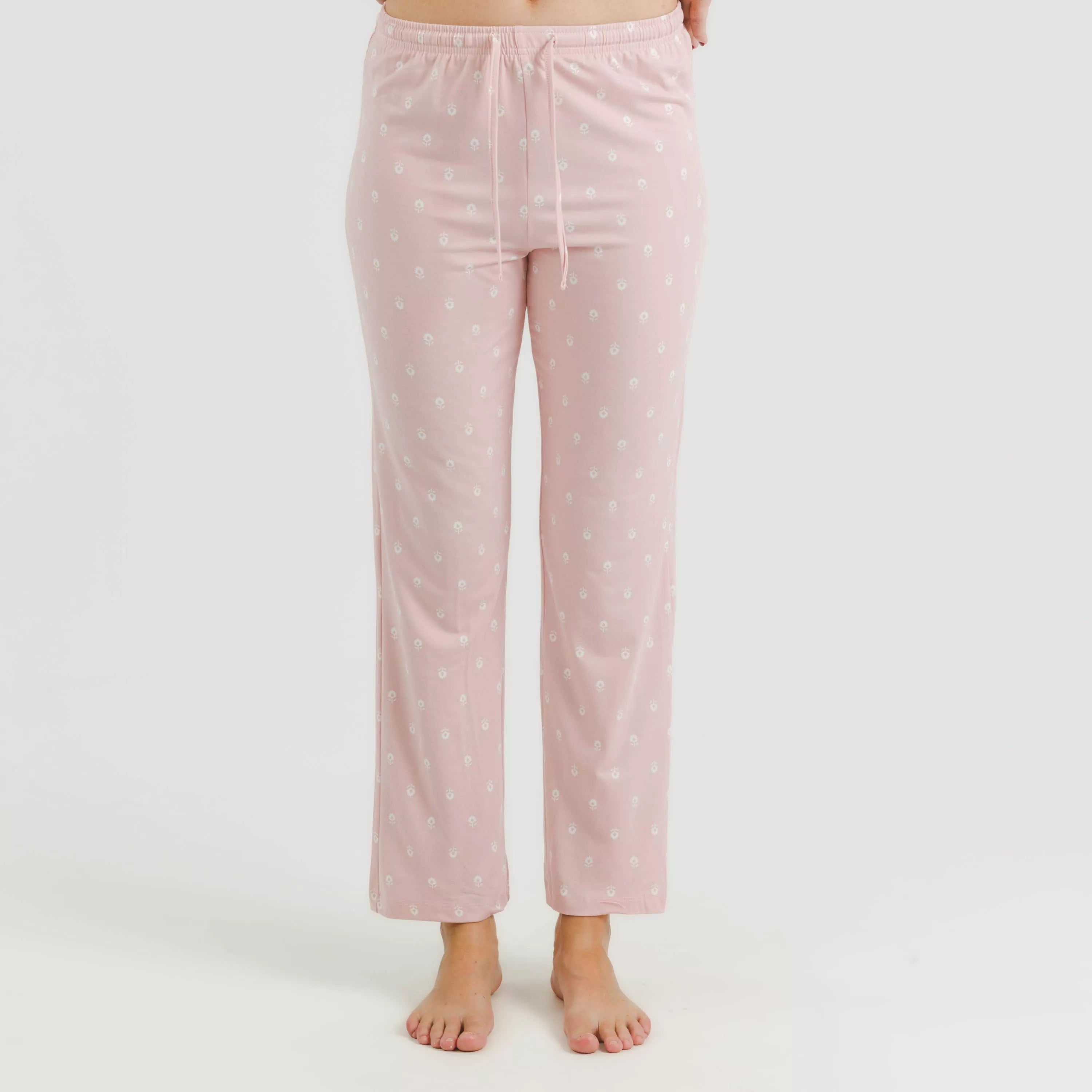 Pijama largo mujer soft Baby rosa palo