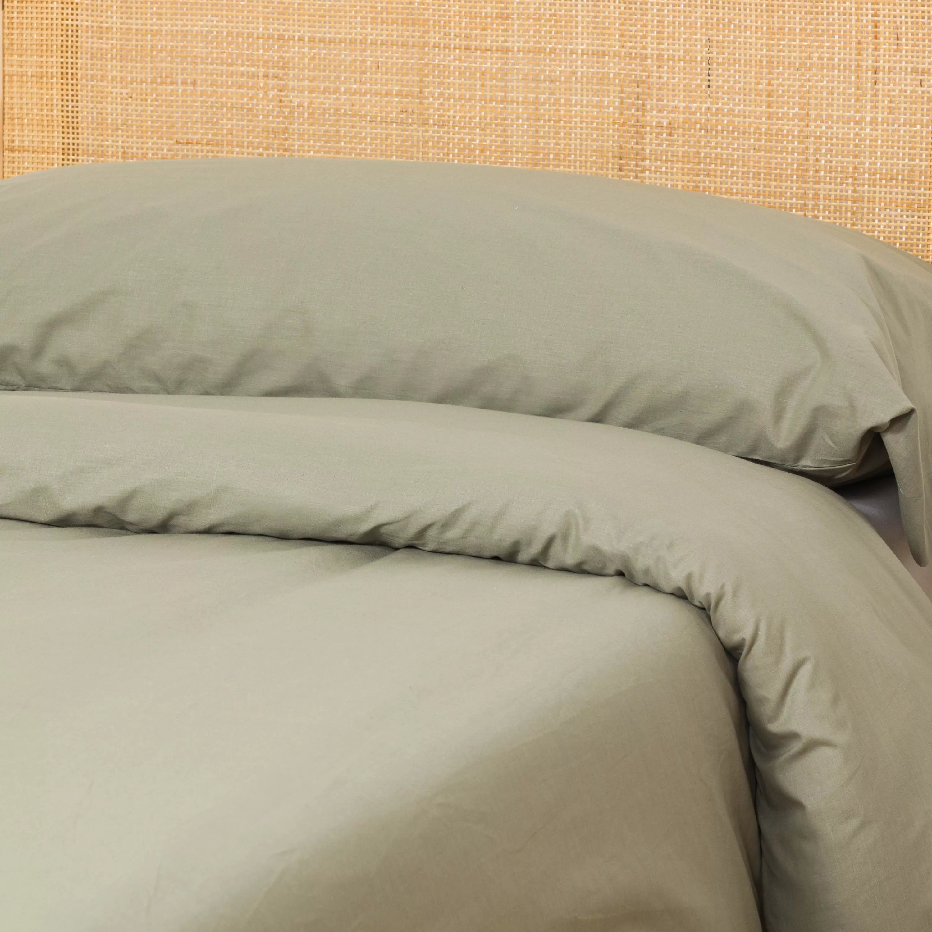 Capa de edredão algodão lisas